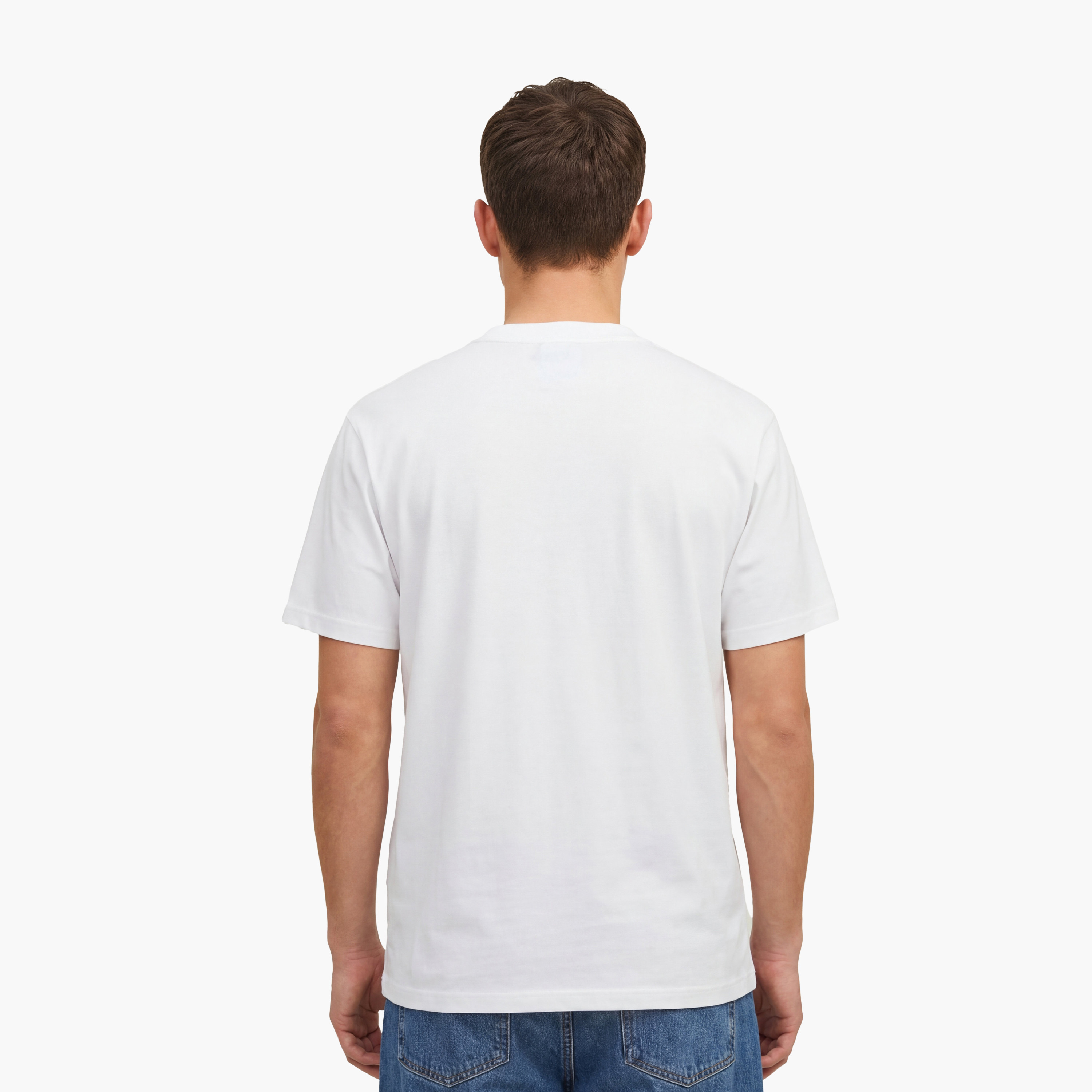 تي شيرت بولو رجالي سادة بياقة وأكمام قصيرة من جاك اند جونز-men-clothing-tshirtsandpolos-polos-image-9