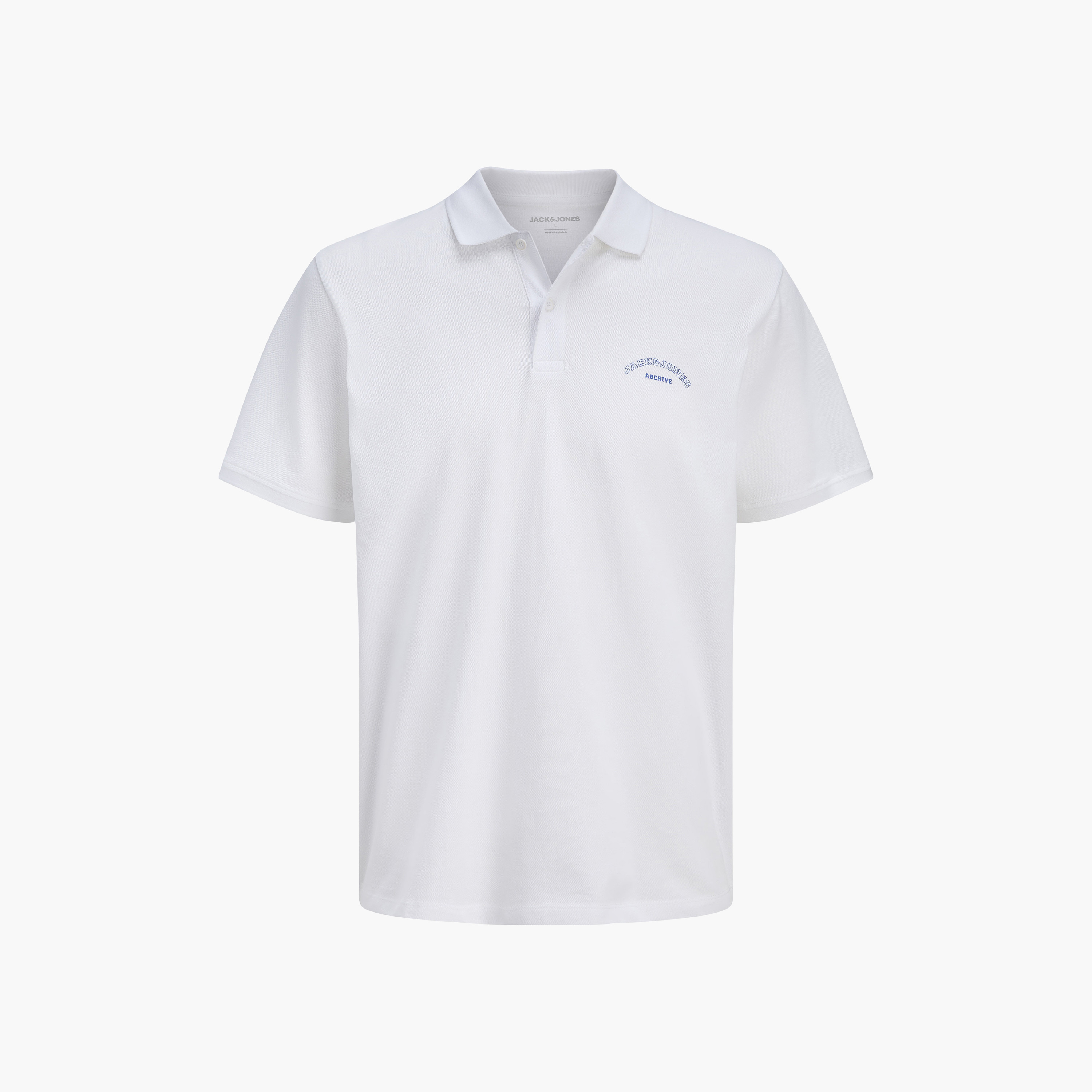 تي شيرت بولو رجالي سادة بياقة وأكمام قصيرة من جاك اند جونز-men-clothing-tshirtsandpolos-polos-image-11