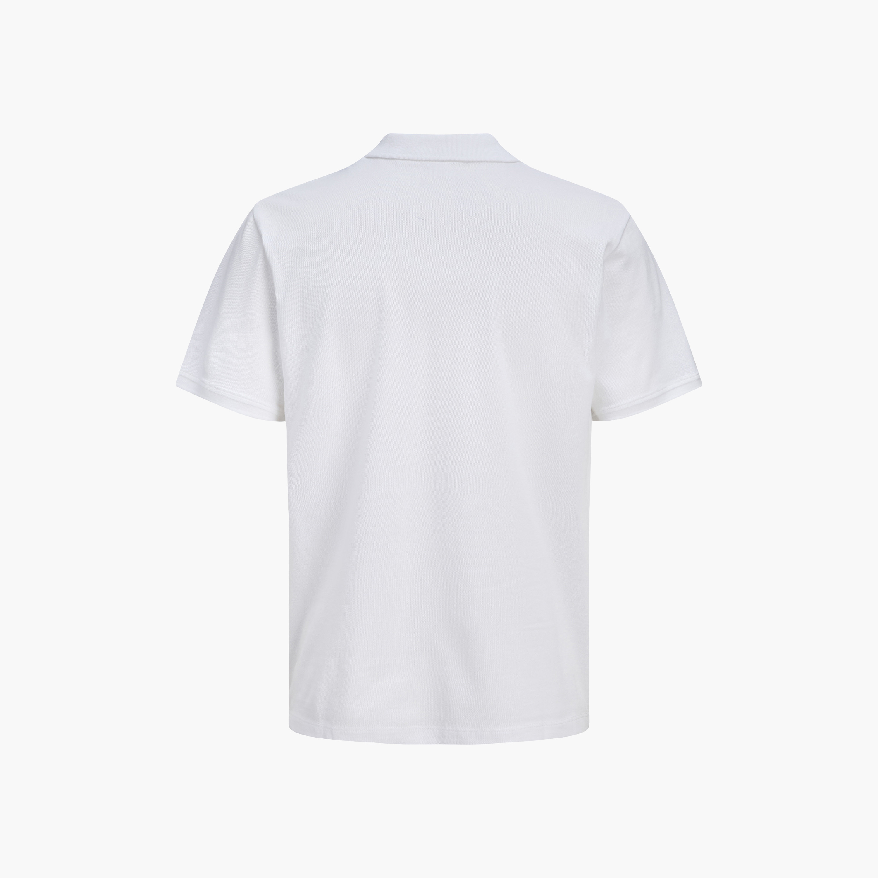 تي شيرت بولو رجالي سادة بياقة وأكمام قصيرة من جاك اند جونز-men-clothing-tshirtsandpolos-polos-image-12