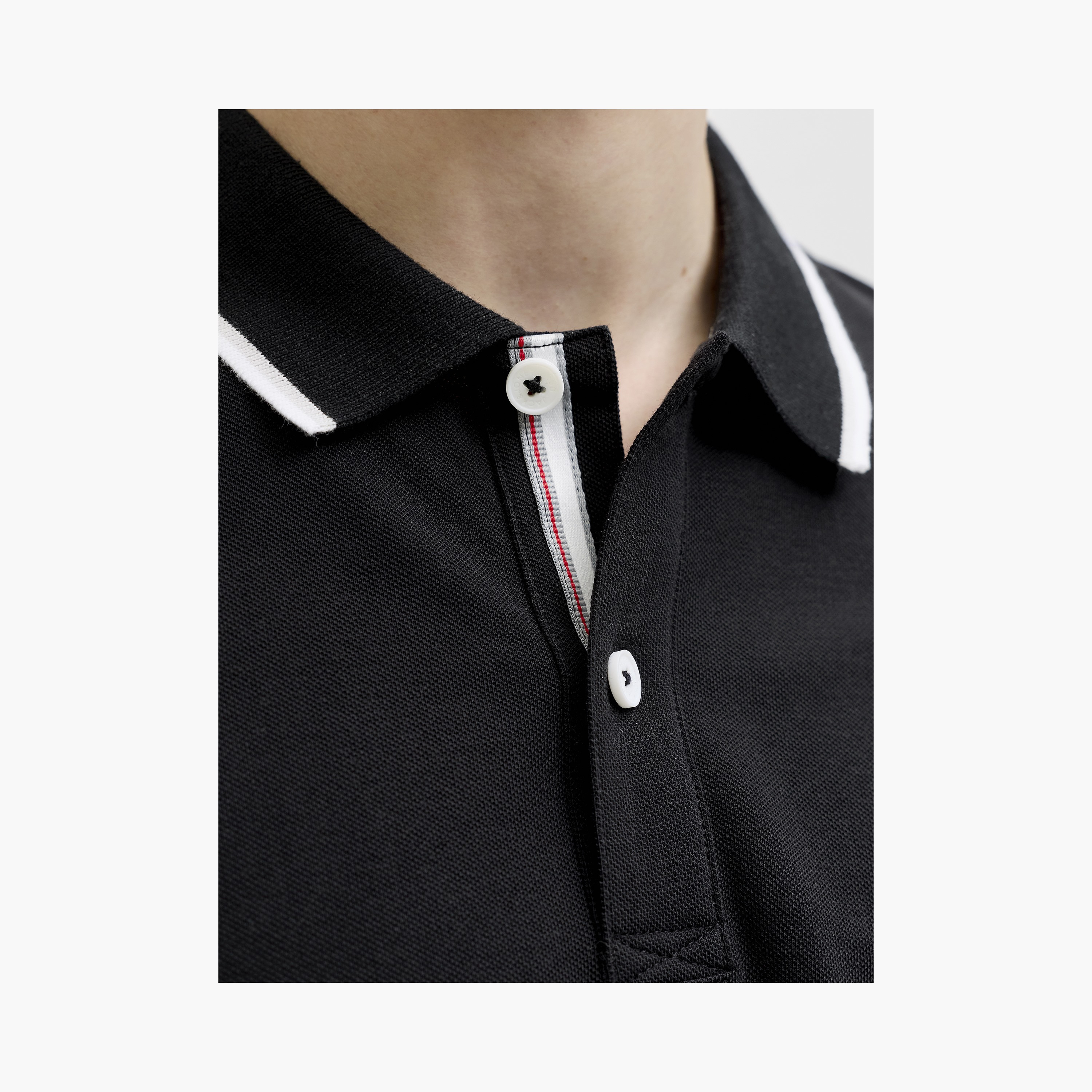 Jack & Jones Plain Collared Short Sleeves Men's Polo T-Shirt-men-clothing-tshirtsandpolos-polos-image-5
