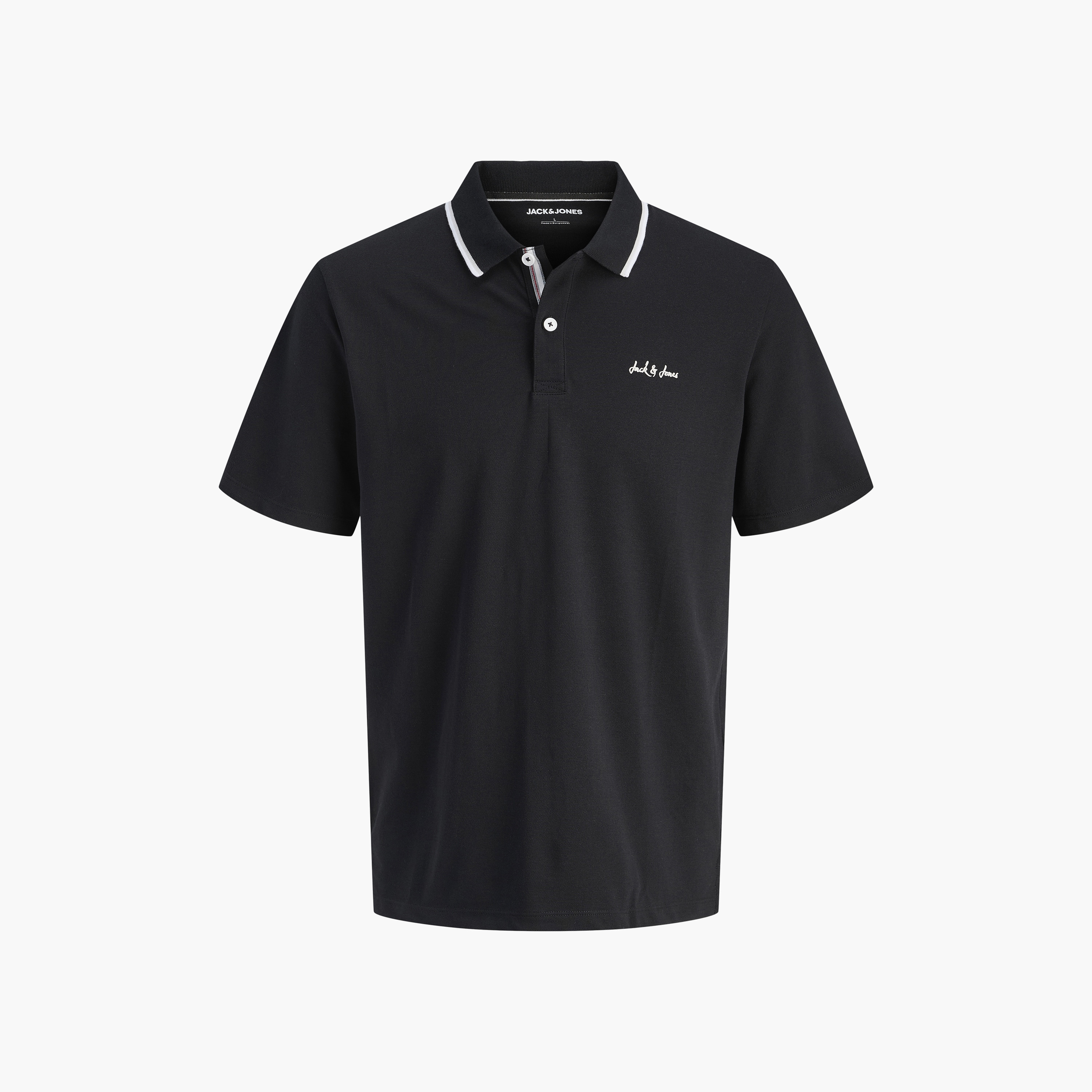 Jack & Jones Plain Collared Short Sleeves Men's Polo T-Shirt-men-clothing-tshirtsandpolos-polos-image-7