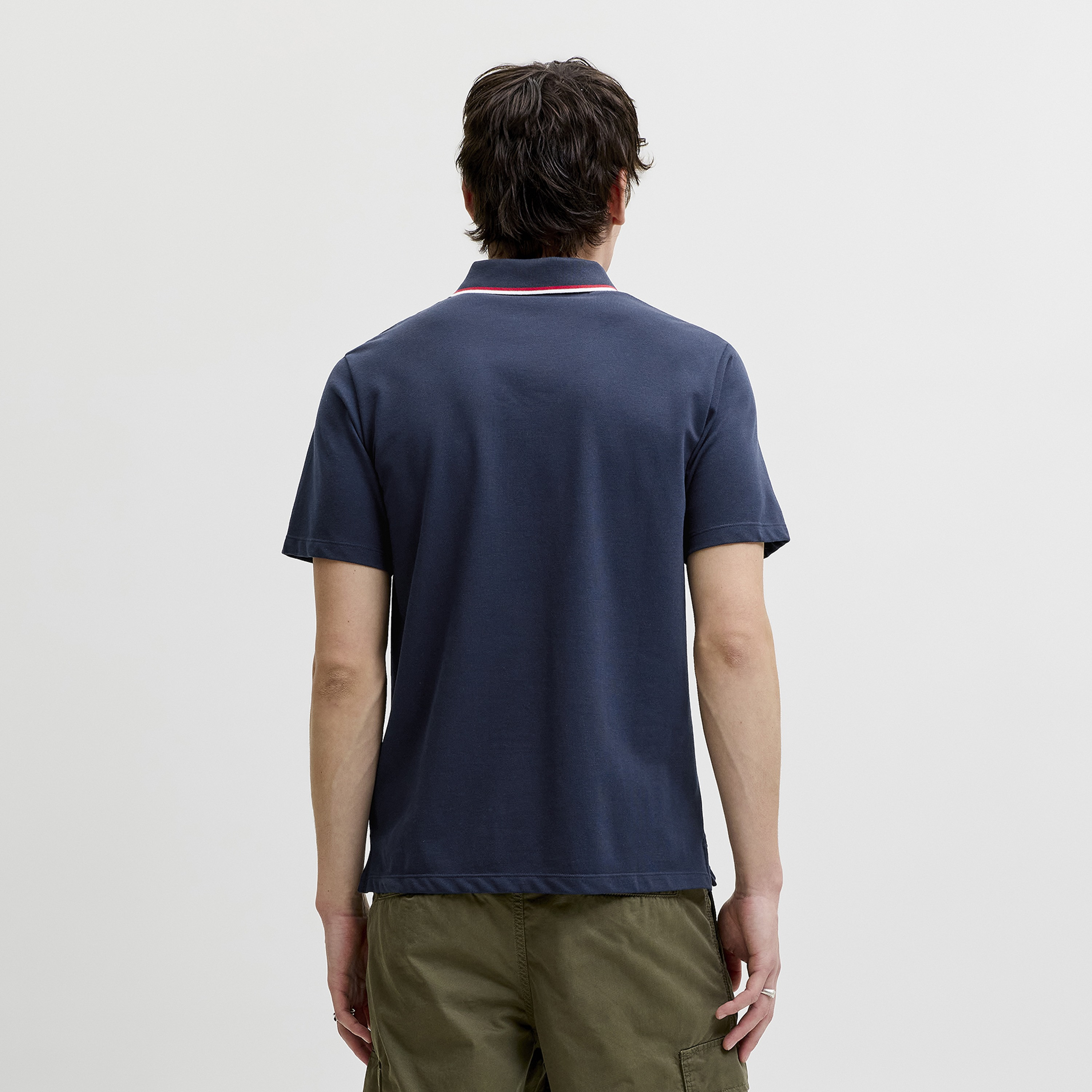 Jack & Jones Plain Collared Short Sleeves Men's Polo T-Shirt-men-clothing-tshirtsandpolos-polos-image-4