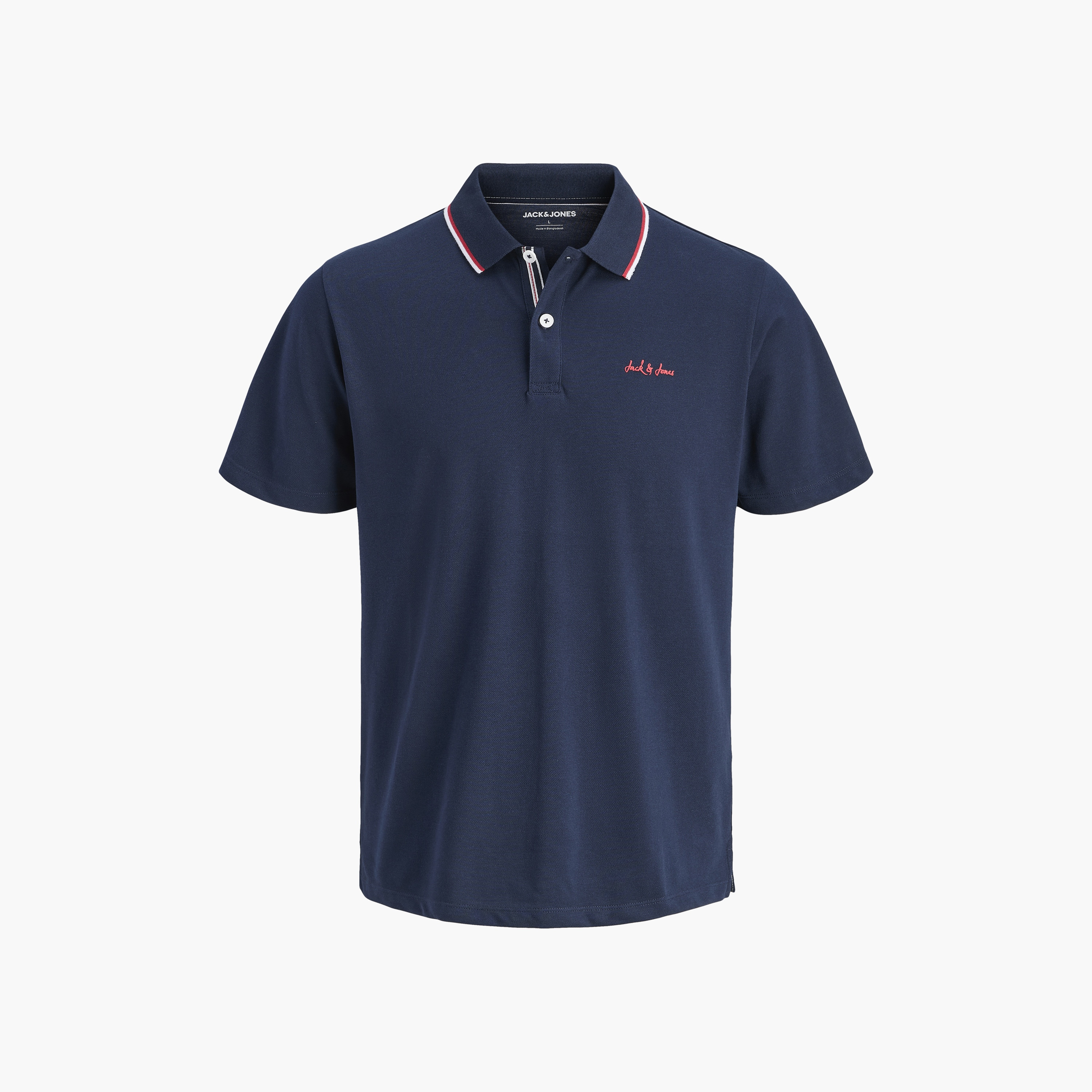 Jack & Jones Plain Collared Short Sleeves Men's Polo T-Shirt-men-clothing-tshirtsandpolos-polos-image-7