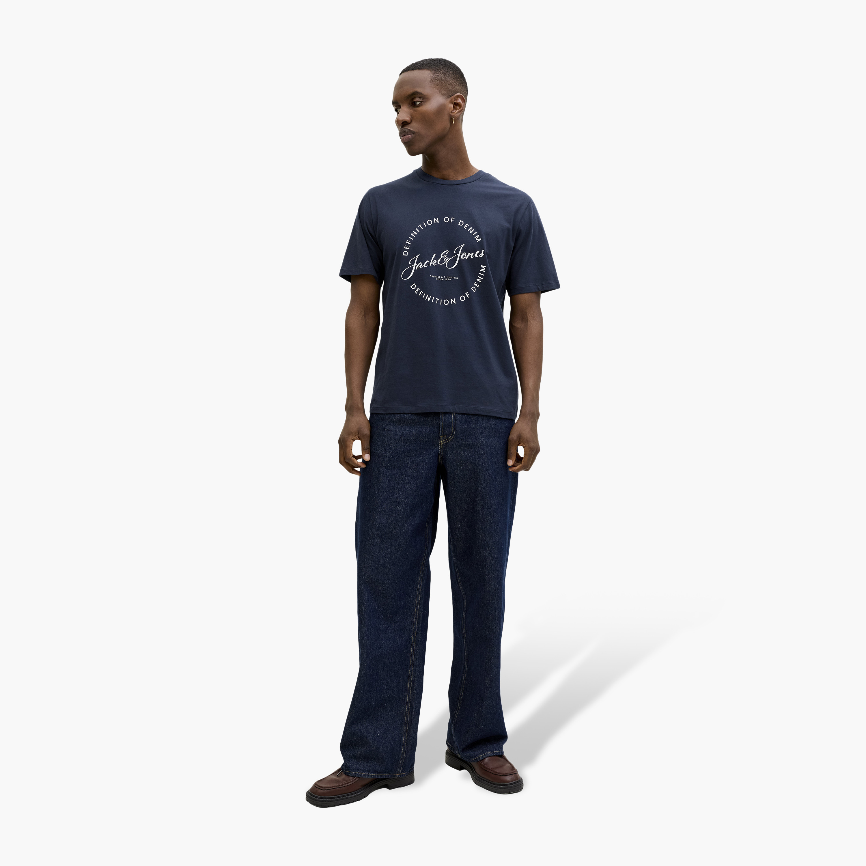 Jack & Jones Printed Crew Neck Short Sleeves Men's T-Shirt-men-clothing-tshirtsandpolos-tshirts-image-2
