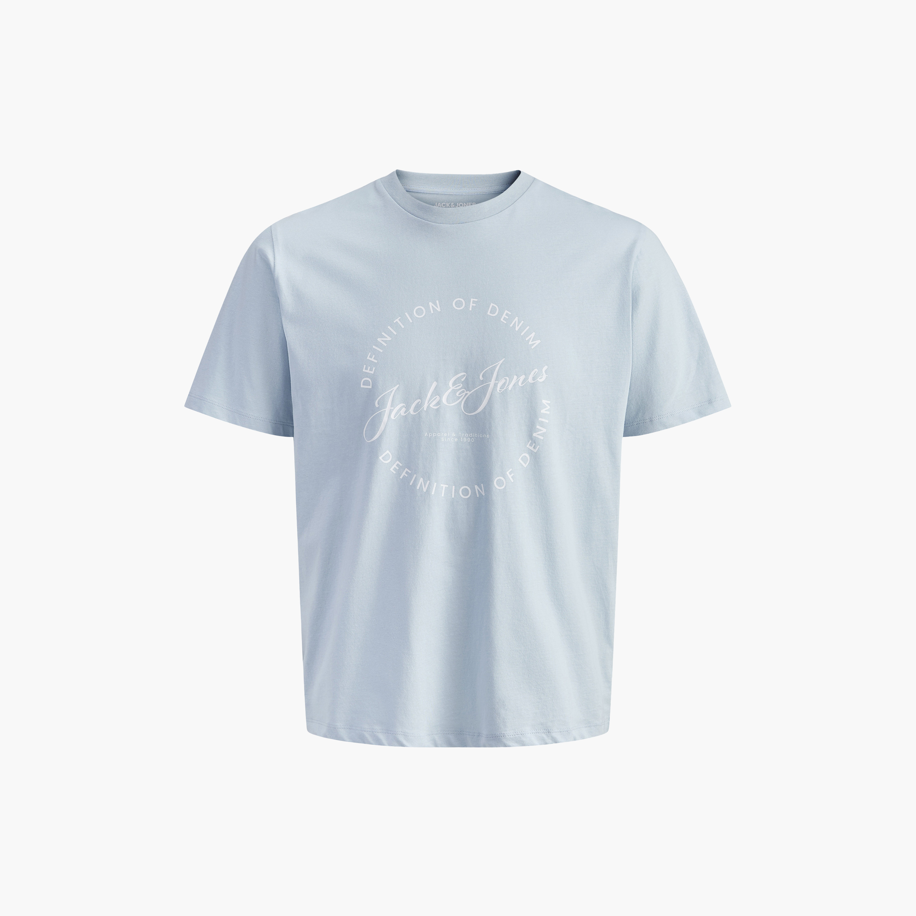 تي شيرت رجالي مطبوع بياقة دائرية وأكمام قصيرة من جاك اند جونز-men-clothing-tshirtsandpolos-tshirts-image-16