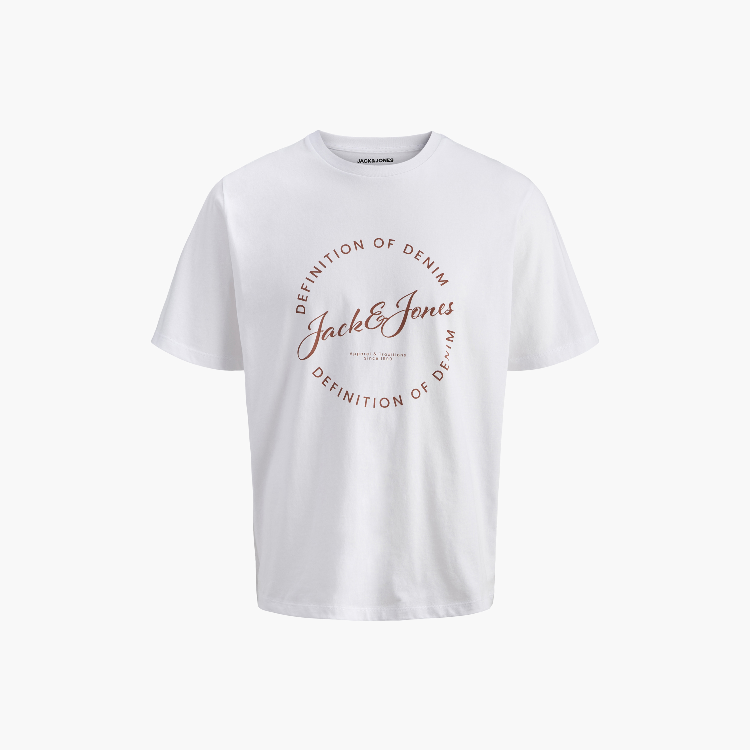 تي شيرت رجالي مطبوع بياقة دائرية وأكمام قصيرة من جاك اند جونز-men-clothing-tshirtsandpolos-tshirts-image-11