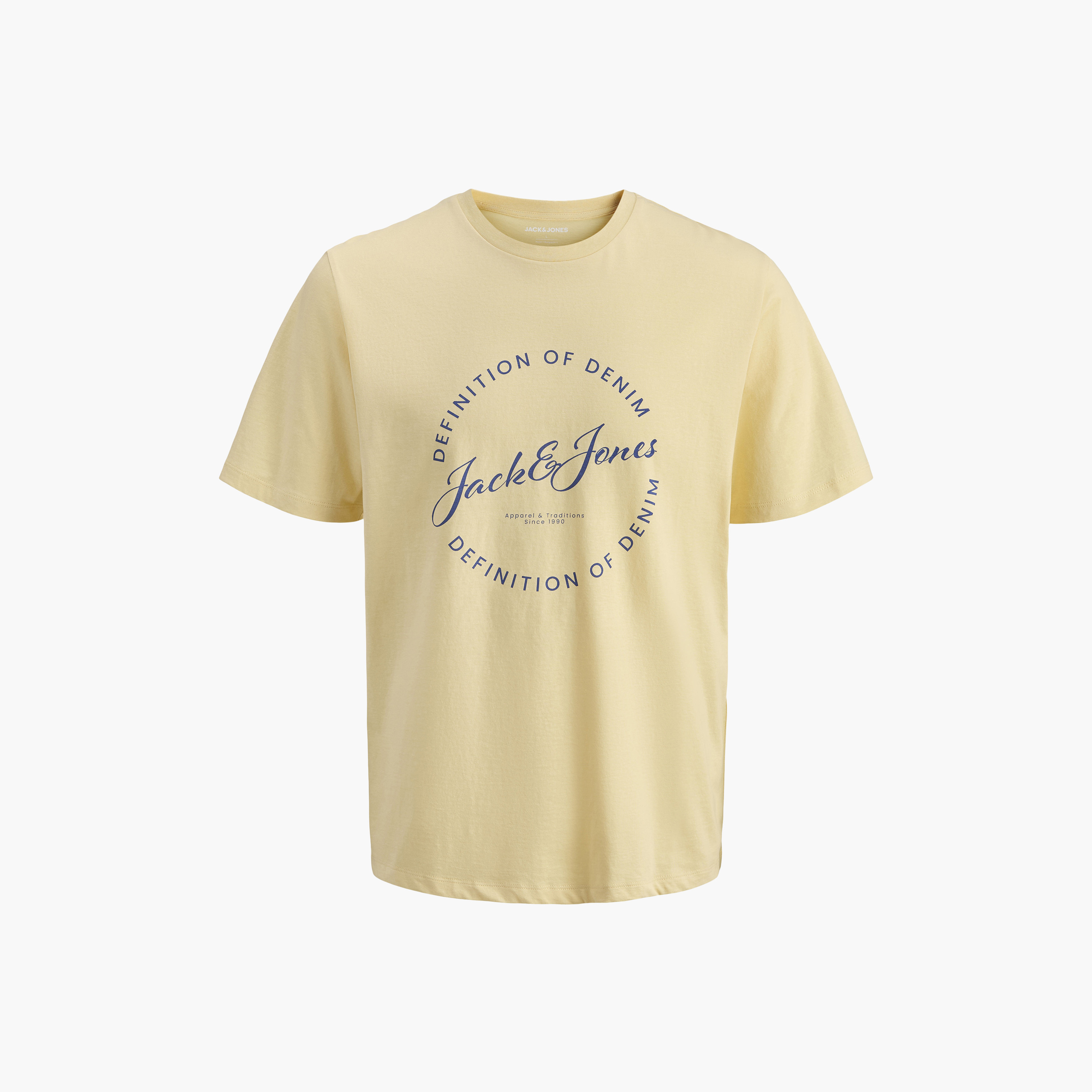 تي شيرت رجالي مطبوع بياقة دائرية وأكمام قصيرة من جاك اند جونز-men-clothing-tshirtsandpolos-tshirts-image-28