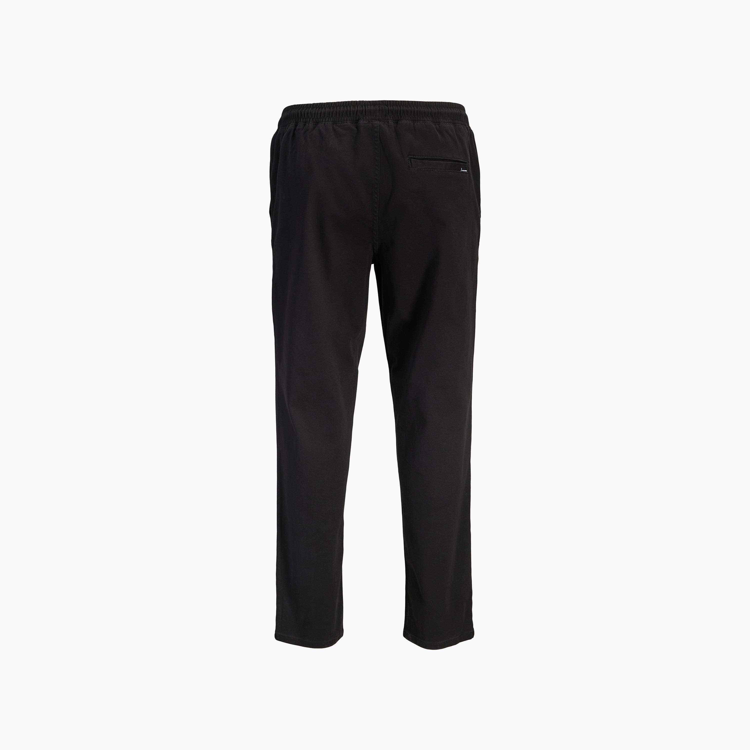 بنطلون رياضي (جوغر) رجالي جاك آند جونز سادة برباط شد وخصر متوسط الارتفاع-men-clothing-bottoms-joggers-image-5