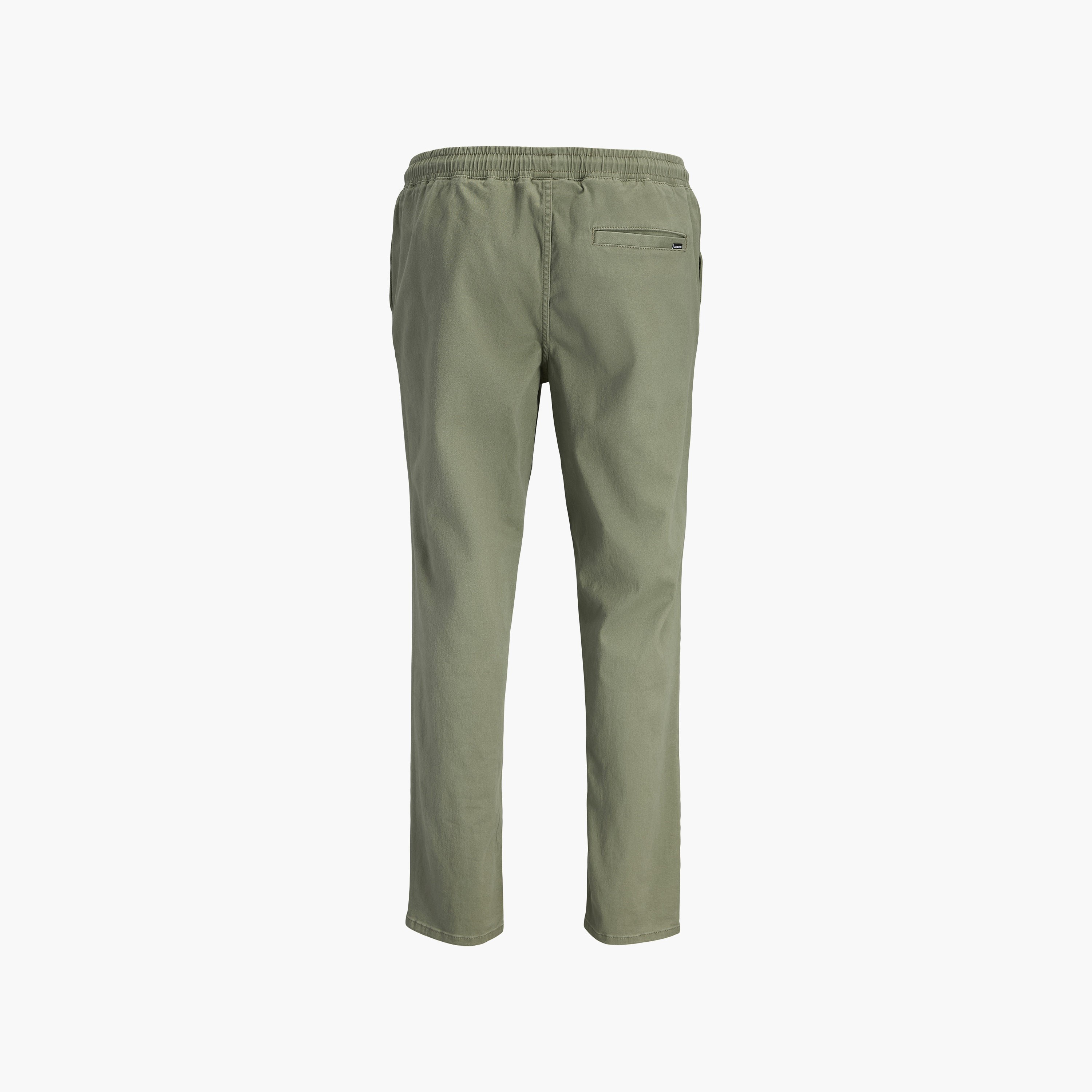 بنطلون رياضي (جوغر) رجالي جاك آند جونز سادة برباط شد وخصر متوسط الارتفاع-men-clothing-bottoms-joggers-image-12