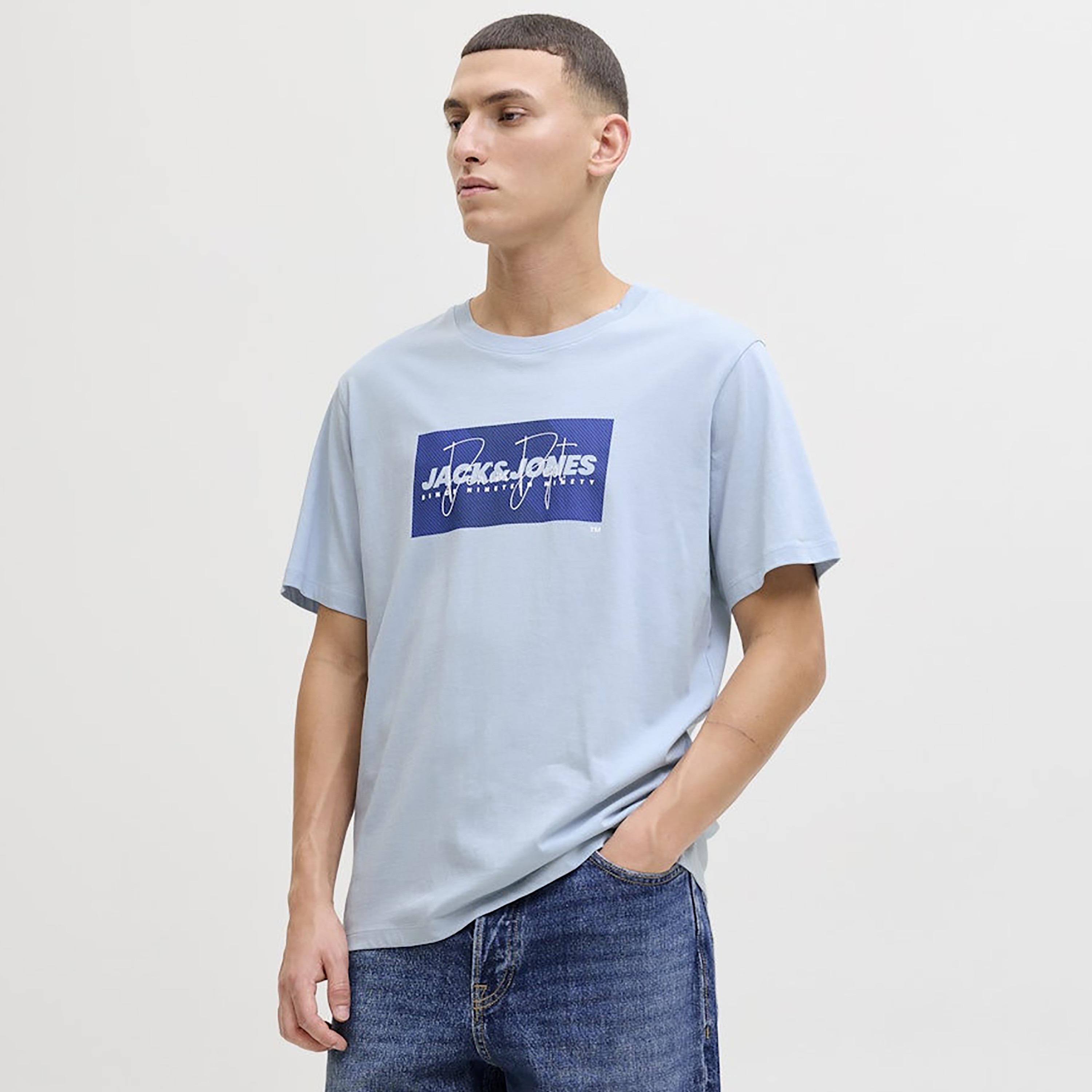 Jack & Jones Printed Crew Neck Short Sleeves Men's T-Shirt-men-clothing-tshirtsandpolos-tshirts-image-6