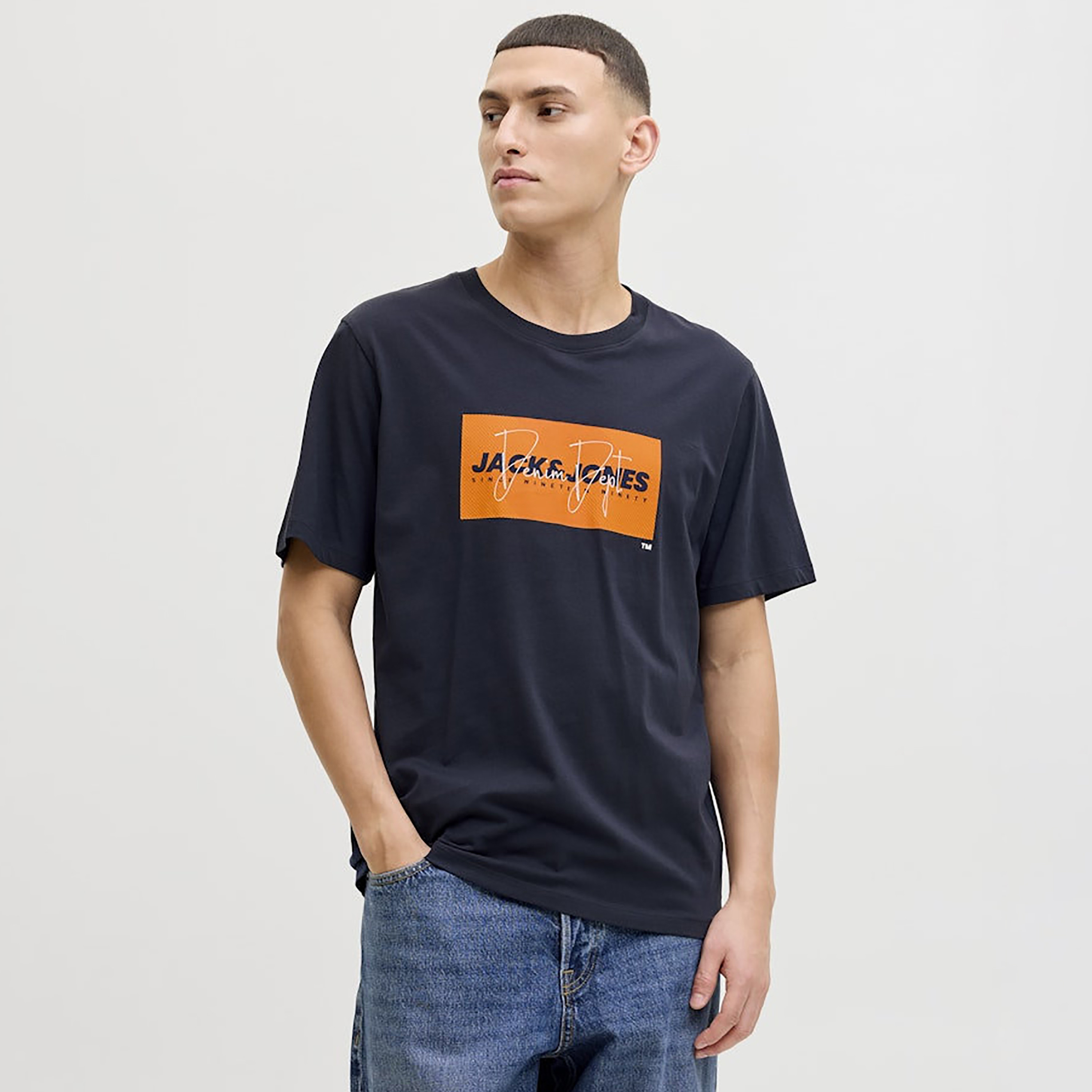 Jack & Jones Printed Crew Neck Short Sleeves Men's T-Shirt-men-clothing-tshirtsandpolos-tshirts-image-14