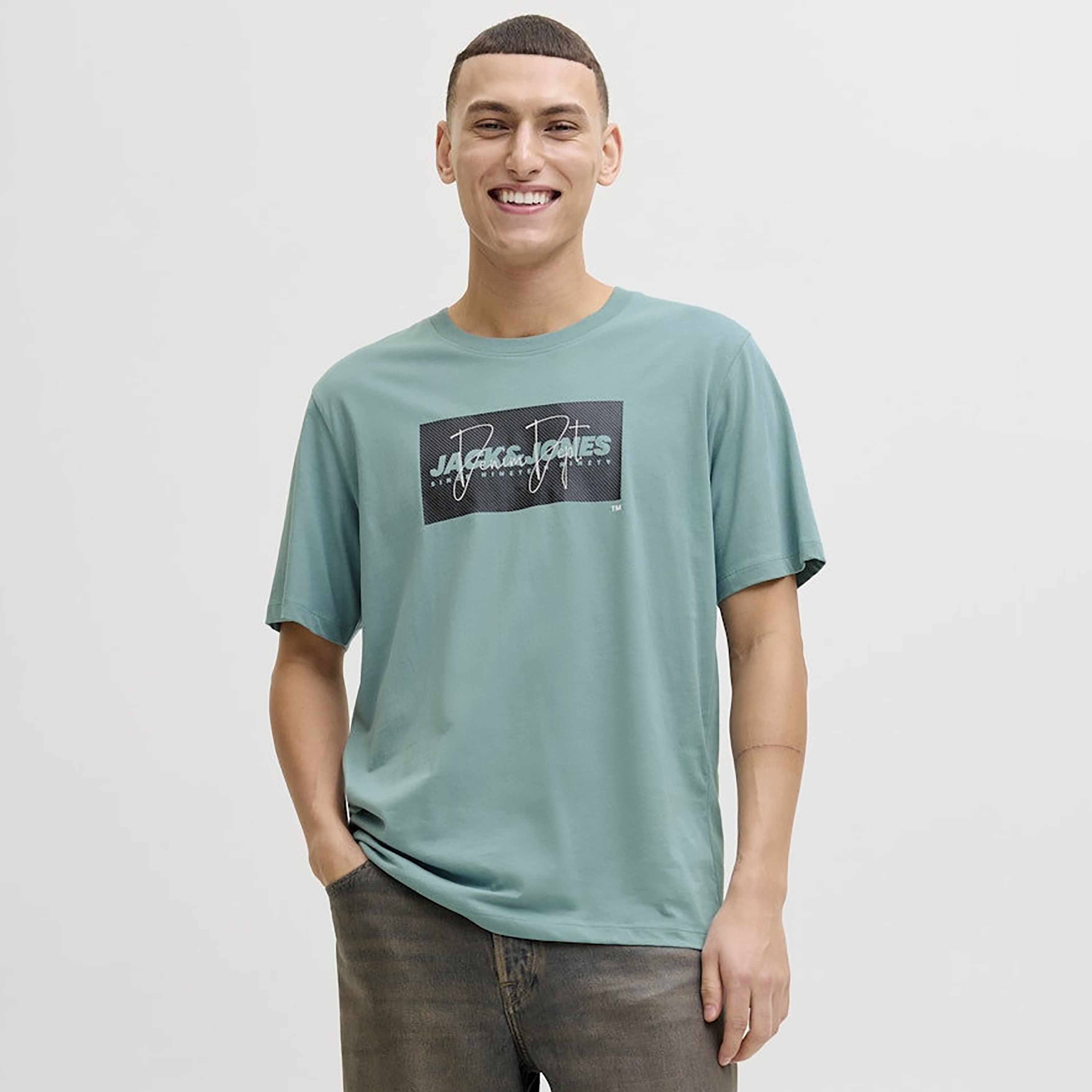 Jack & Jones Printed Crew Neck Short Sleeves Men's T-Shirt-men-clothing-tshirtsandpolos-tshirts-image-10