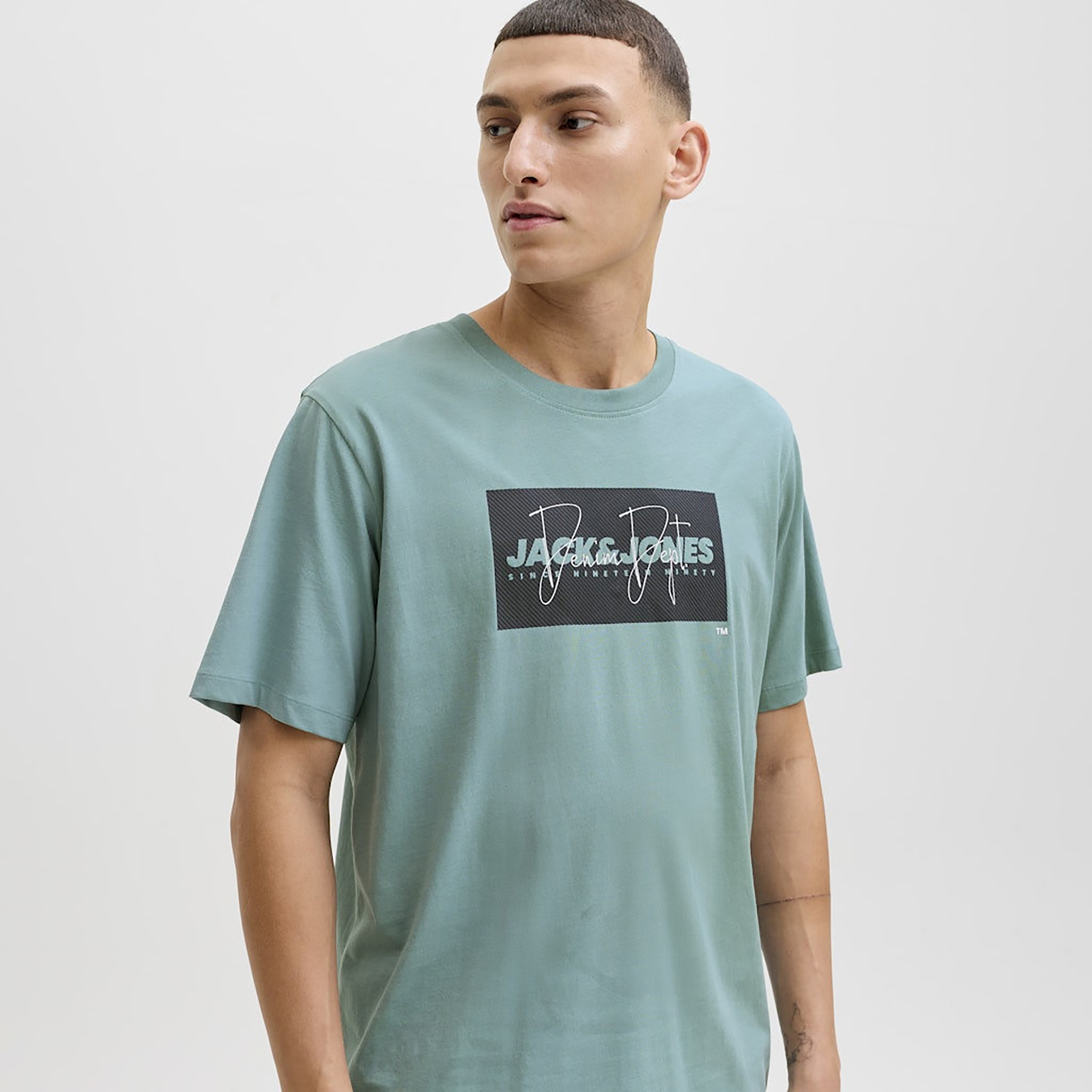 Jack & Jones Printed Crew Neck Short Sleeves Men's T-Shirt-men-clothing-tshirtsandpolos-tshirts-image-12