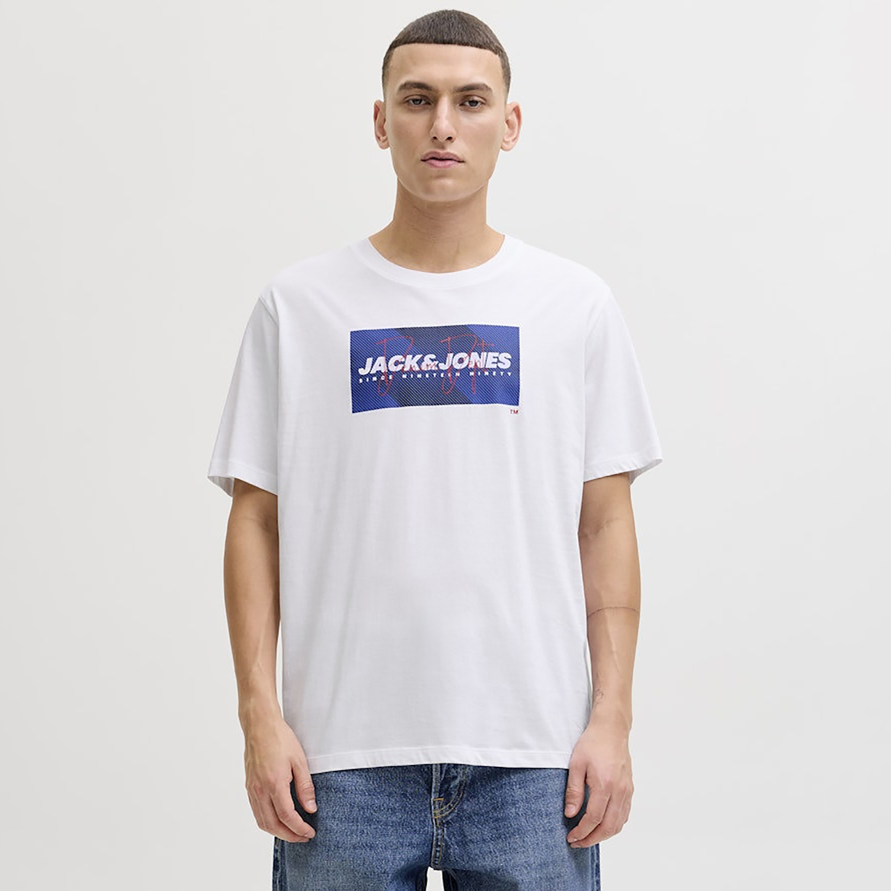 Jack & Jones Printed Crew Neck Short Sleeves Men's T-Shirt-men-clothing-tshirtsandpolos-tshirts-image-1