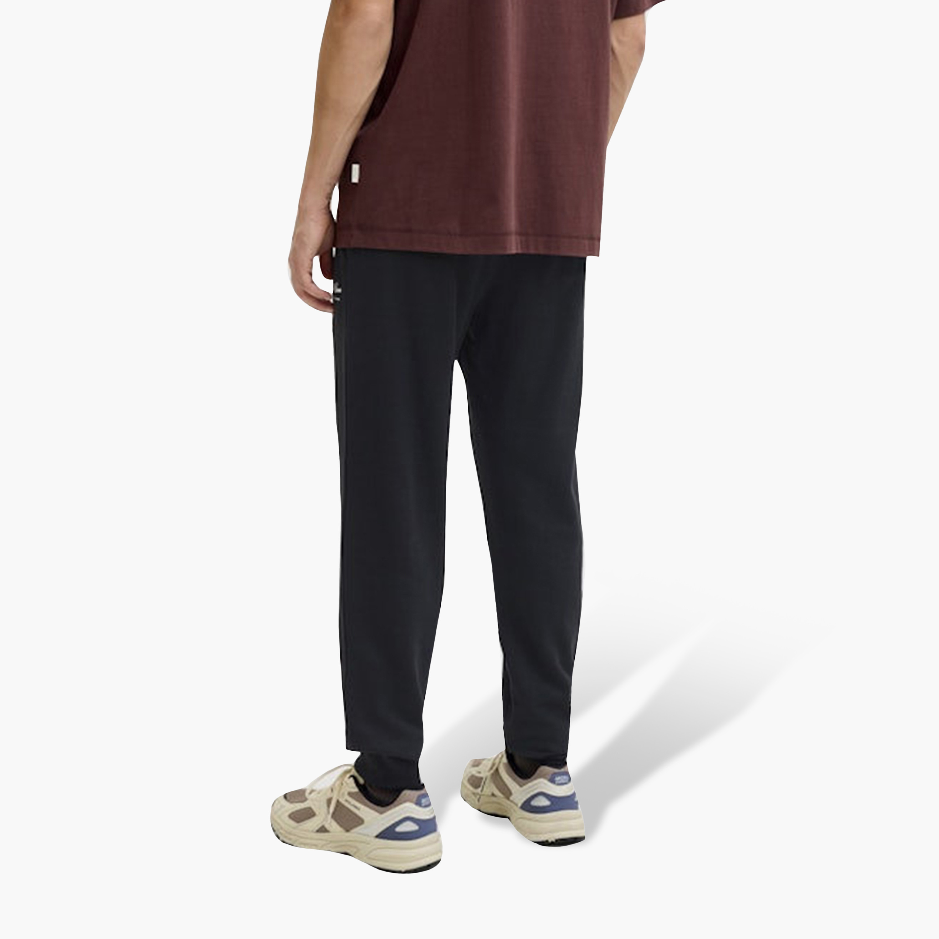 Jack & Jones Plain Mid Rise Drawstring Men's Sweatpants-men-clothing-bottoms-joggers-image-4