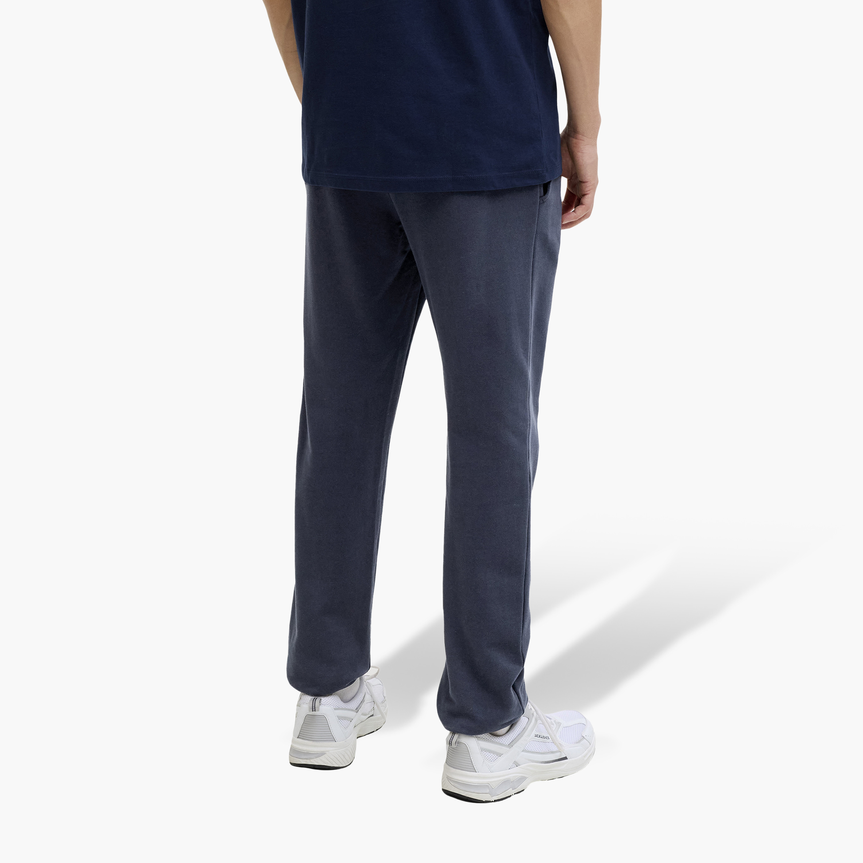 Jack & Jones Plain Mid Rise Drawstring Men's Sweatpants-men-clothing-bottoms-joggers-image-18