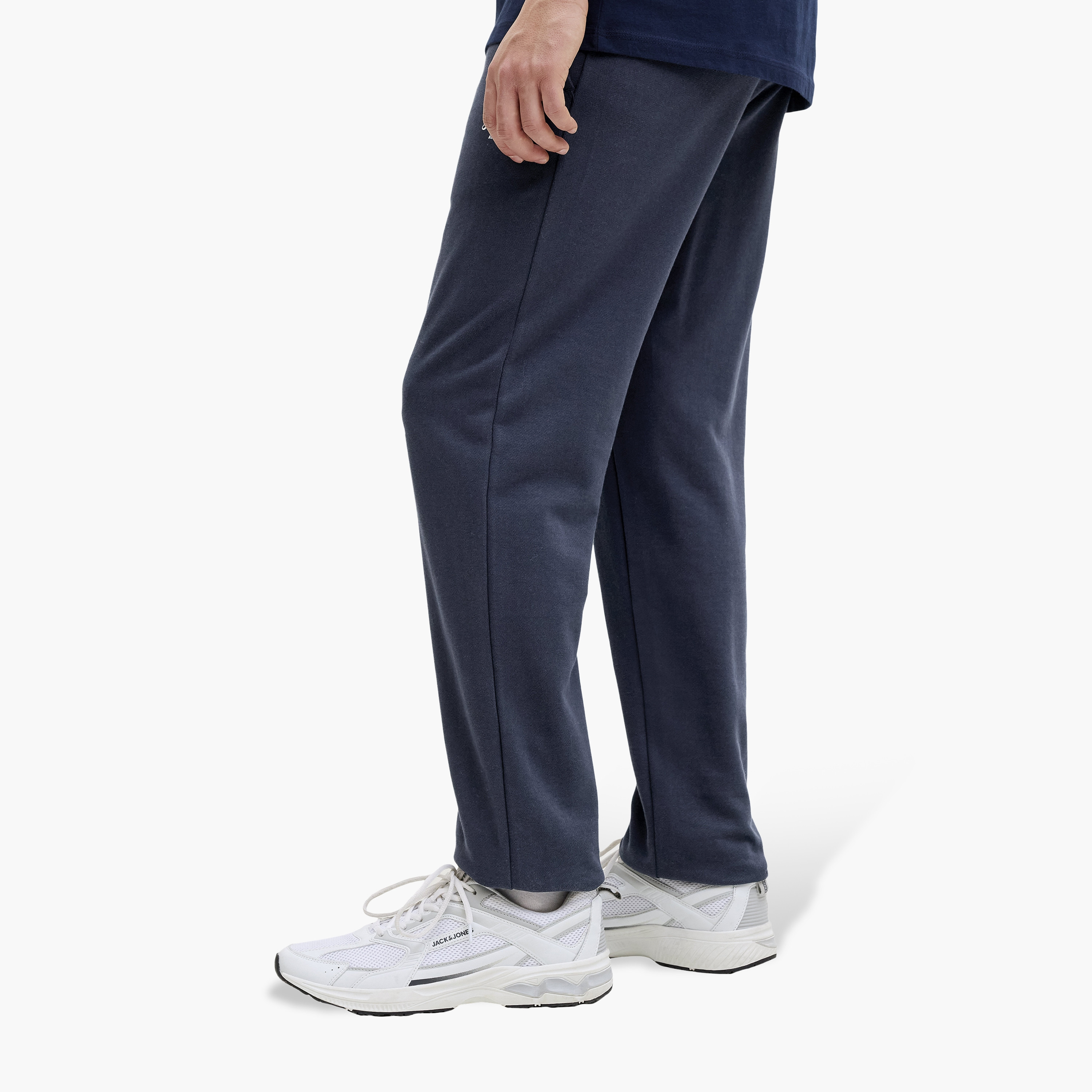 Jack & Jones Plain Mid Rise Drawstring Men's Sweatpants-men-clothing-bottoms-joggers-image-19