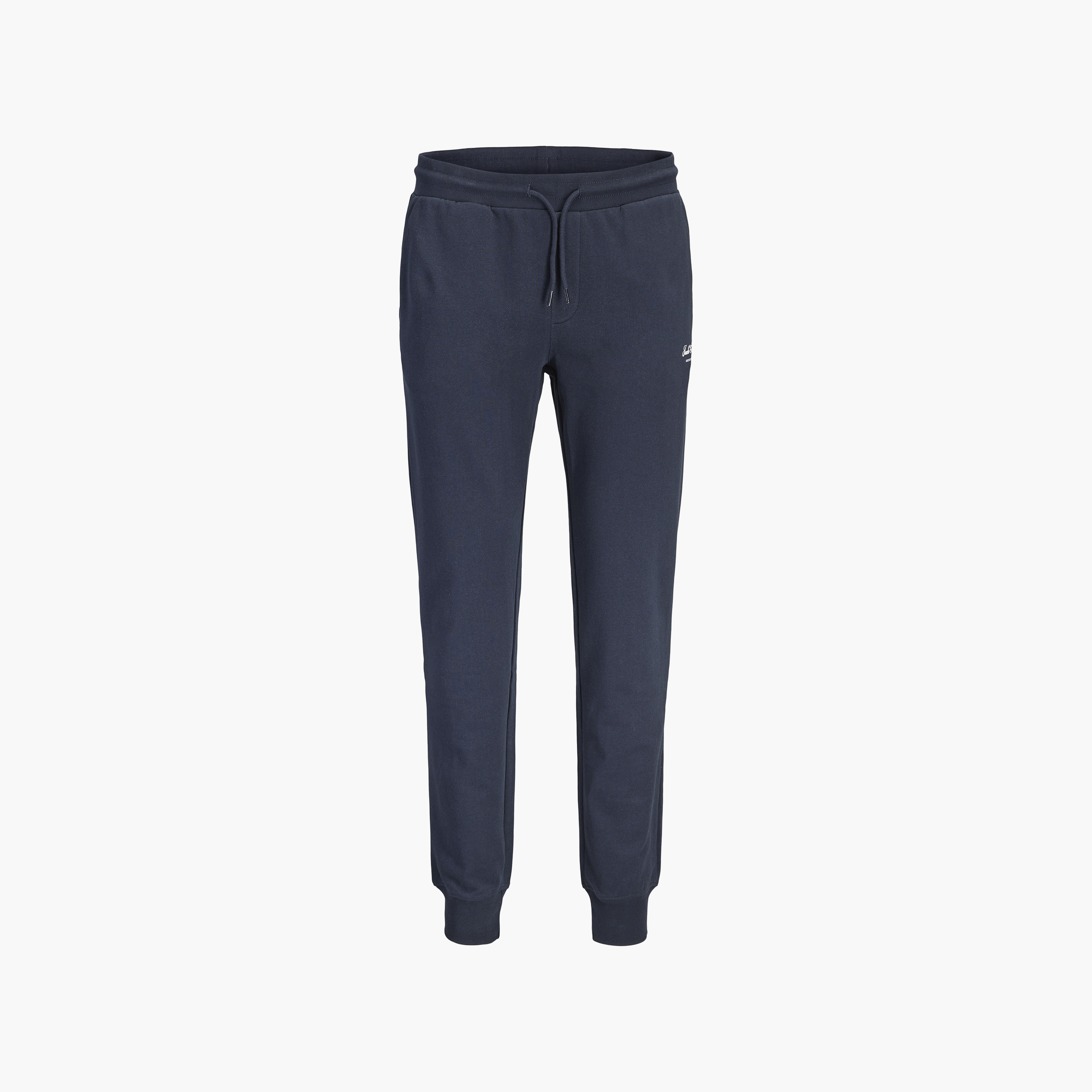 Jack & Jones Plain Mid Rise Drawstring Men's Sweatpants-men-clothing-bottoms-joggers-image-6