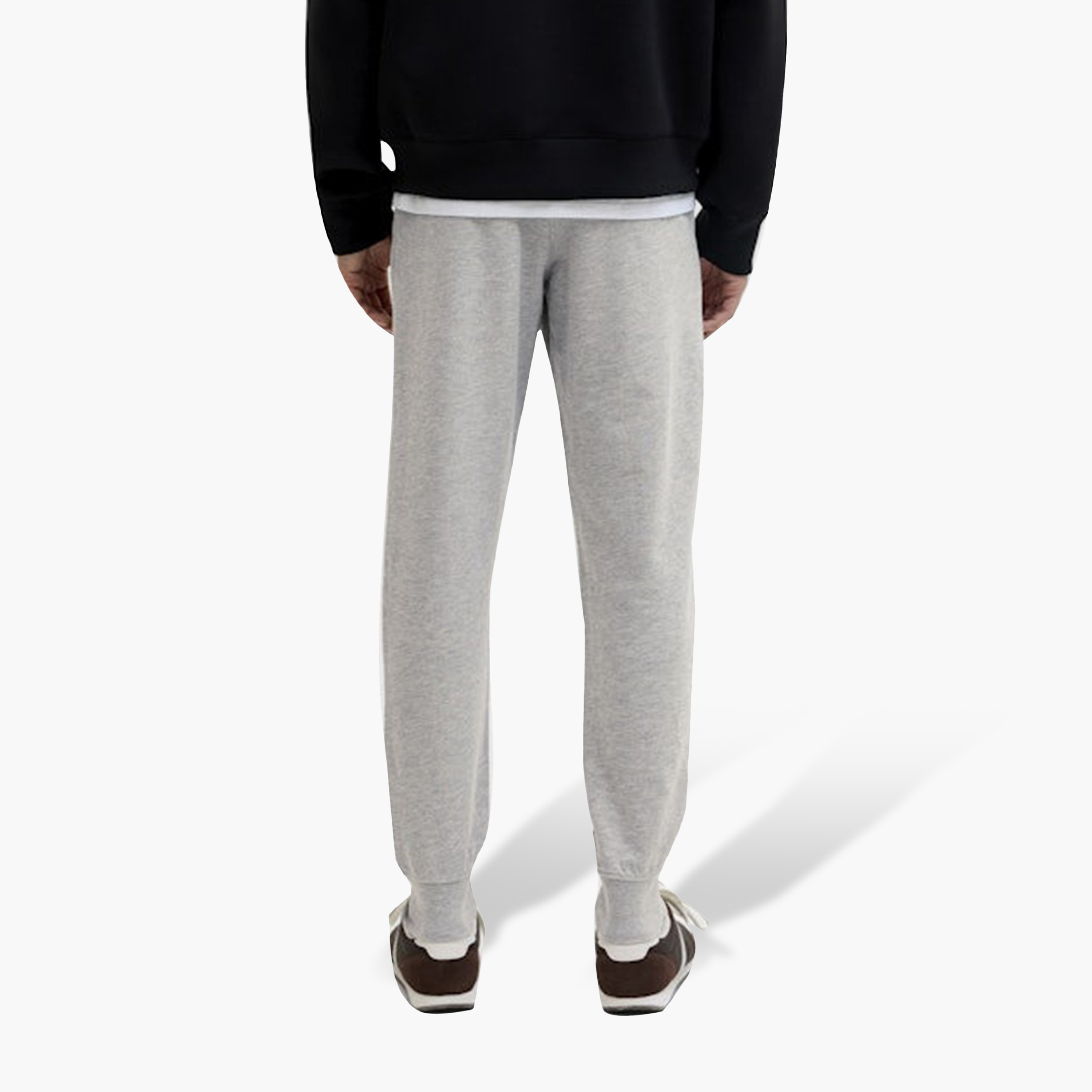 Jack & Jones Plain Mid Rise Drawstring Men's Sweatpants-men-clothing-bottoms-joggers-image-4