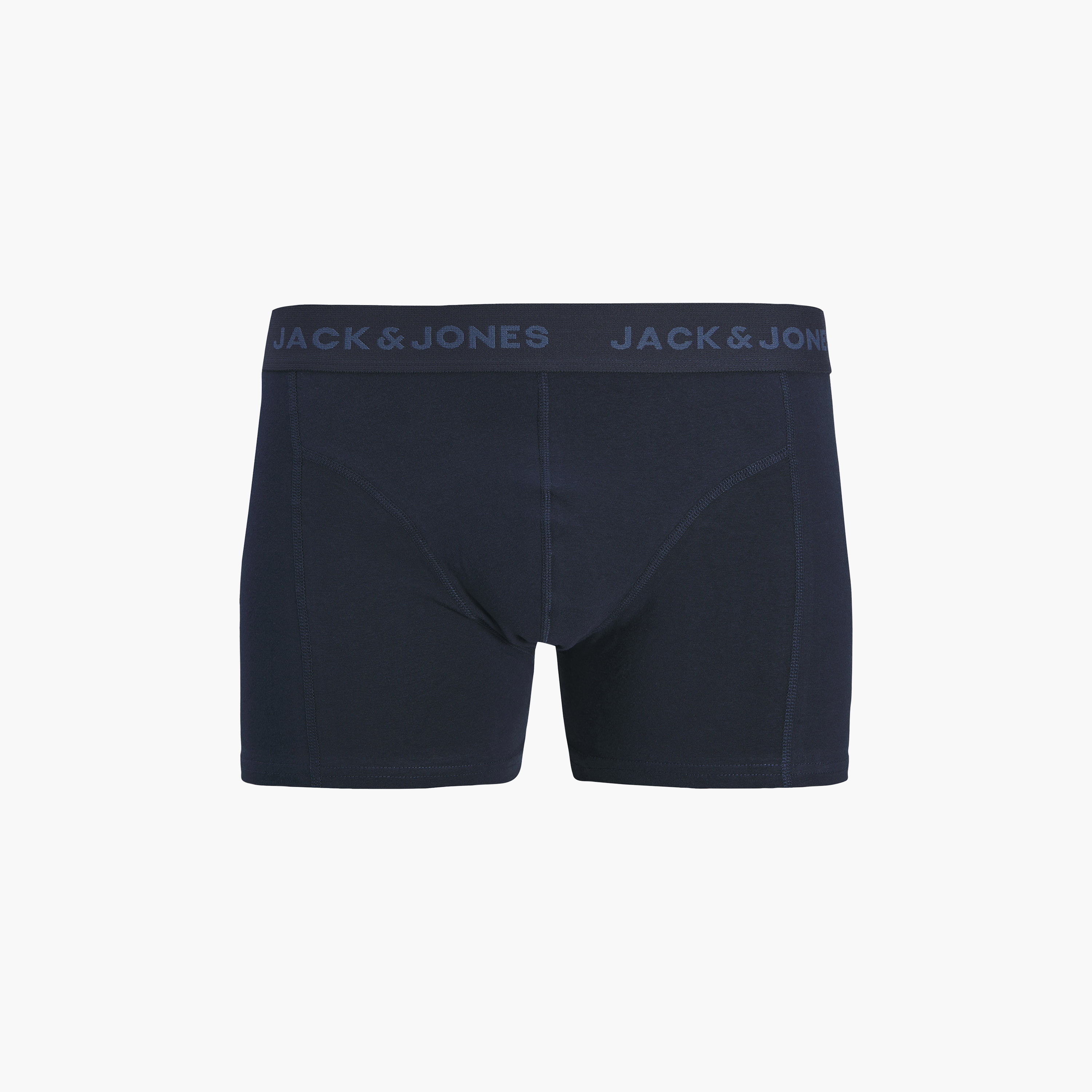 Jack & Jones Pack of 3 Brand Print Waistband Men's Trunks-men-clothing-innerwear-underwear-image-4