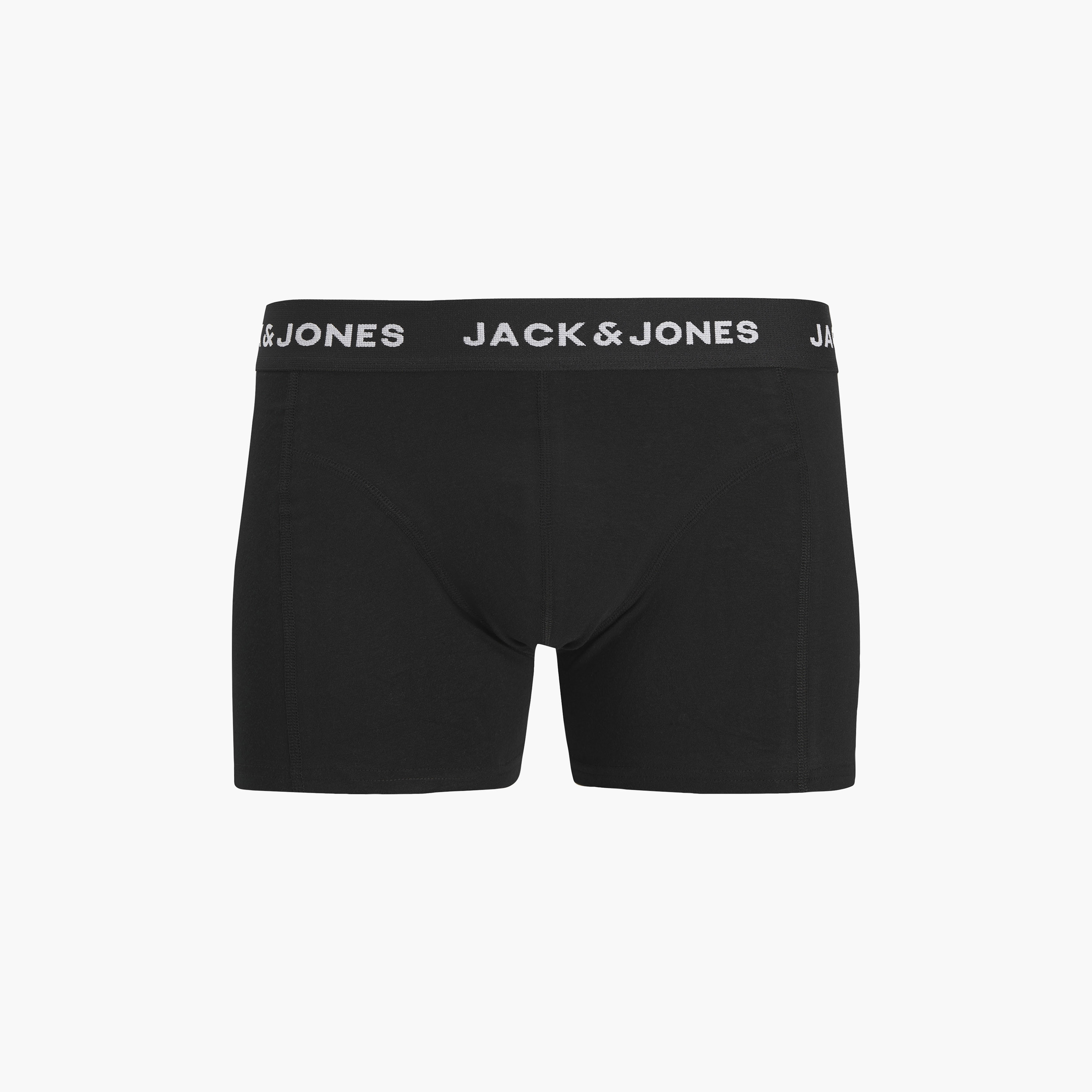 Jack & Jones Pack of 3 Brand Print Waistband Men's Trunks-men-clothing-innerwear-underwear-image-5
