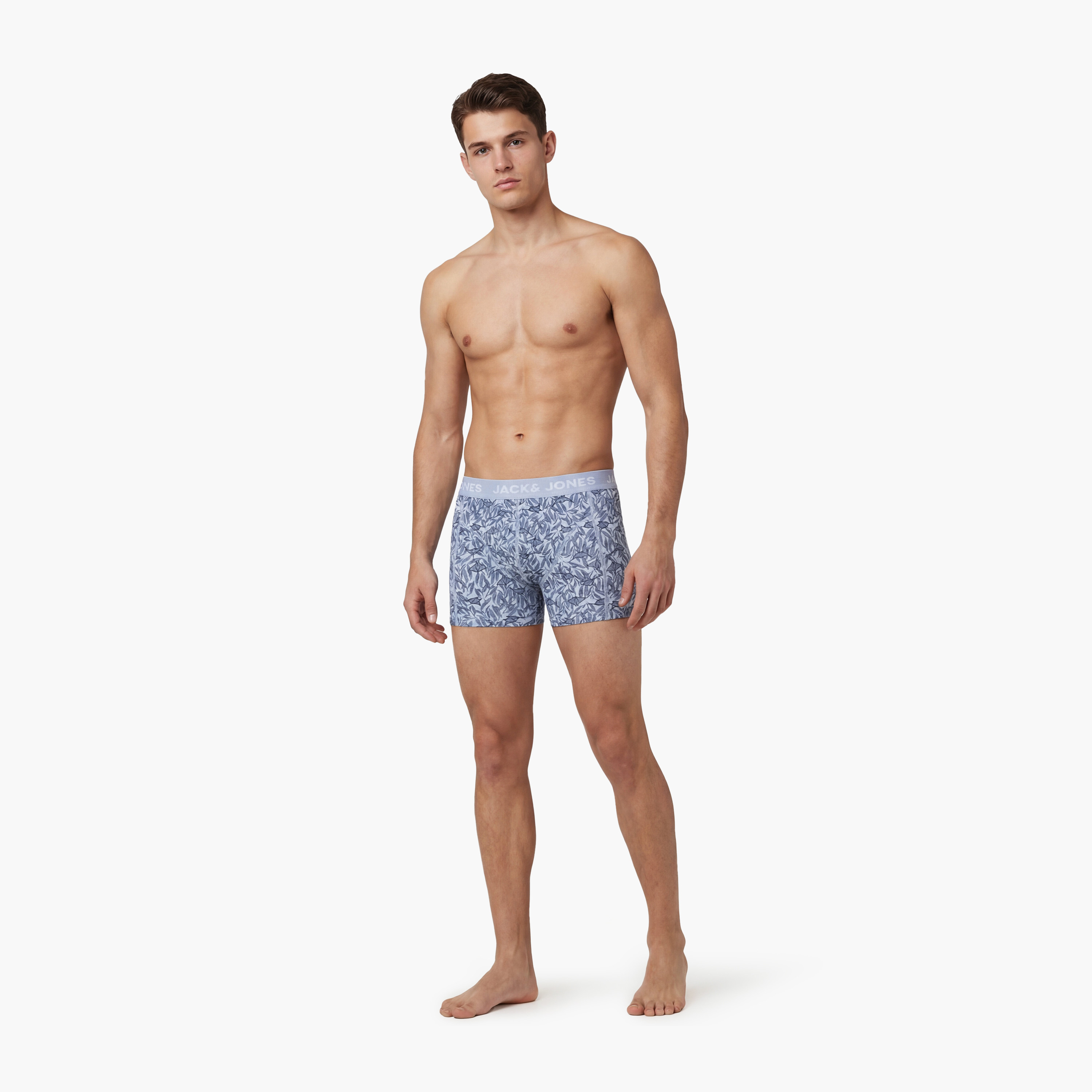 طقم ملابس داخلية رجالي "ترانكس" سادة ومطبوعة 3 قطع من جاك آند جونز-men-clothing-innerwear-underwear-image-3