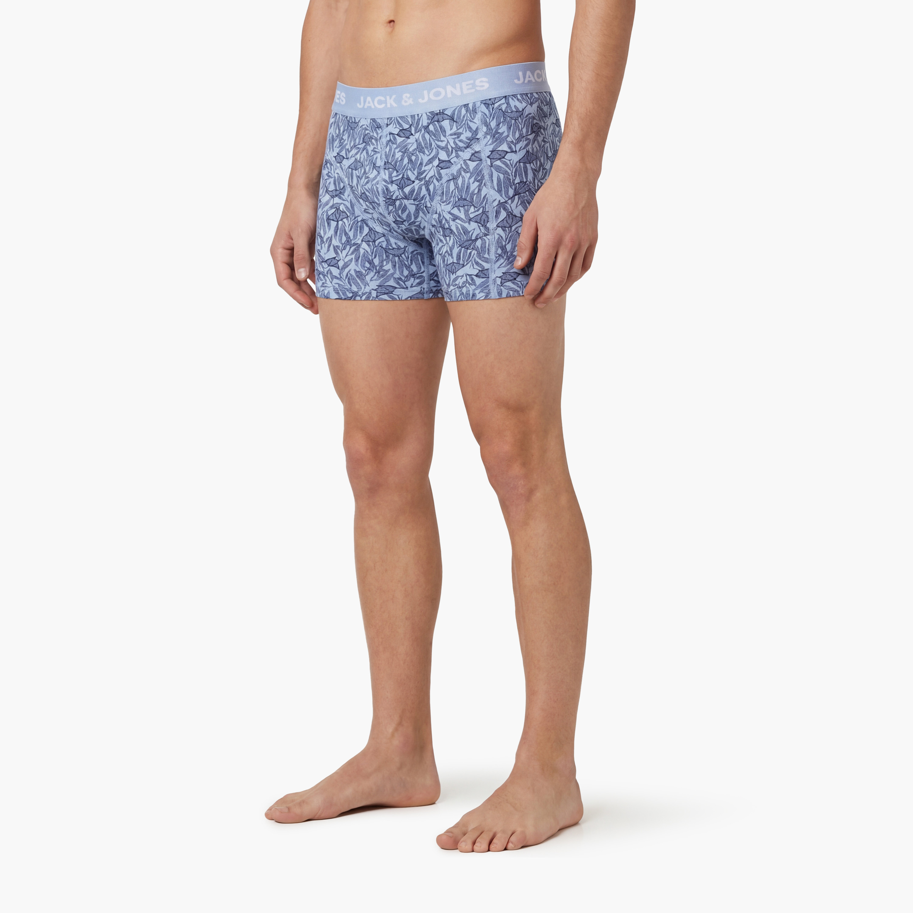 طقم ملابس داخلية رجالي "ترانكس" سادة ومطبوعة 3 قطع من جاك آند جونز-men-clothing-innerwear-underwear-image-4
