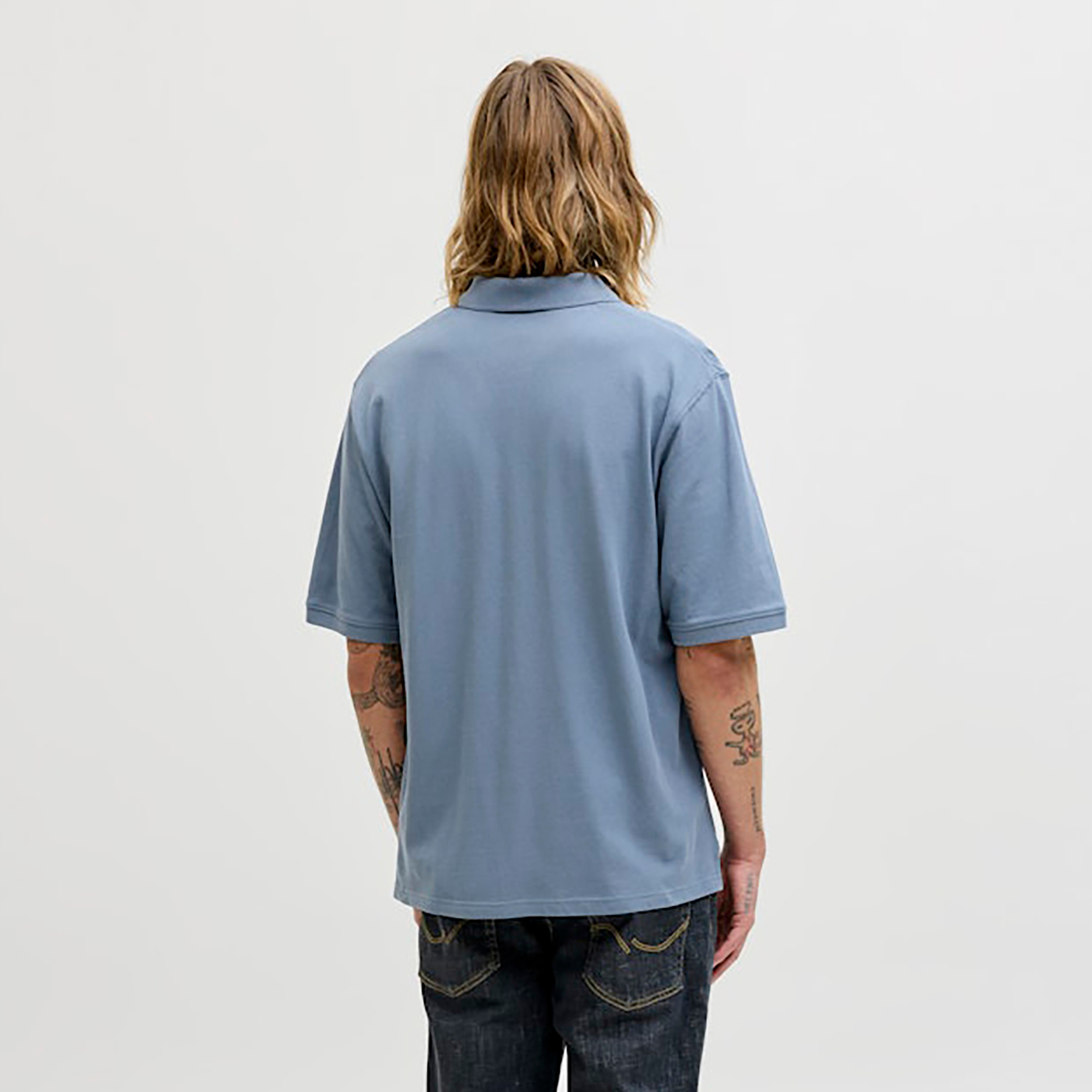 Jack & Jones Plain Collared Short Sleeves Men's Polo T-Shirt-men-clothing-tshirtsandpolos-polos-image-4