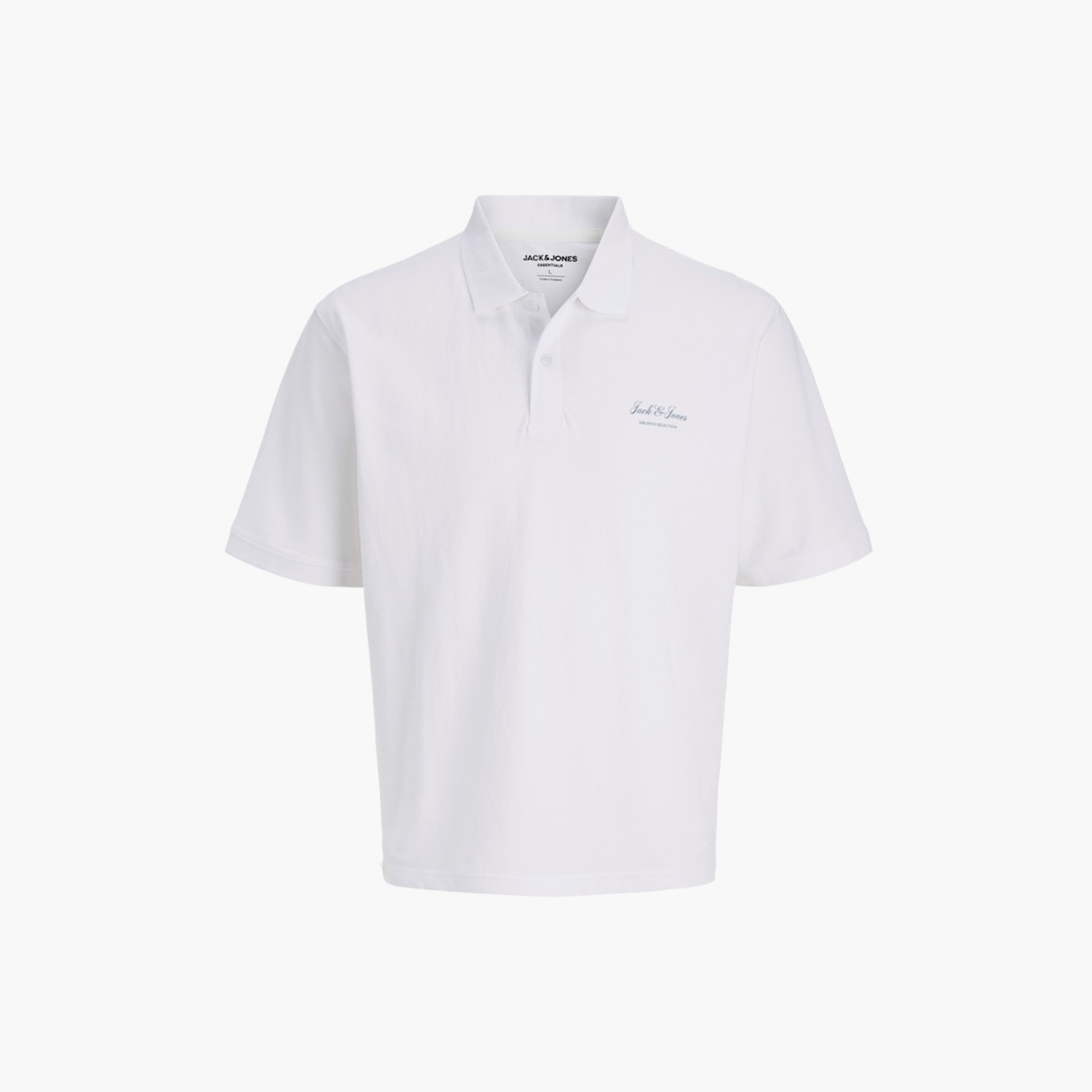 تي شيرت بولو رجالي سادة بياقة وأكمام قصيرة من جاك اند جونز-men-clothing-tshirtsandpolos-polos-image-19