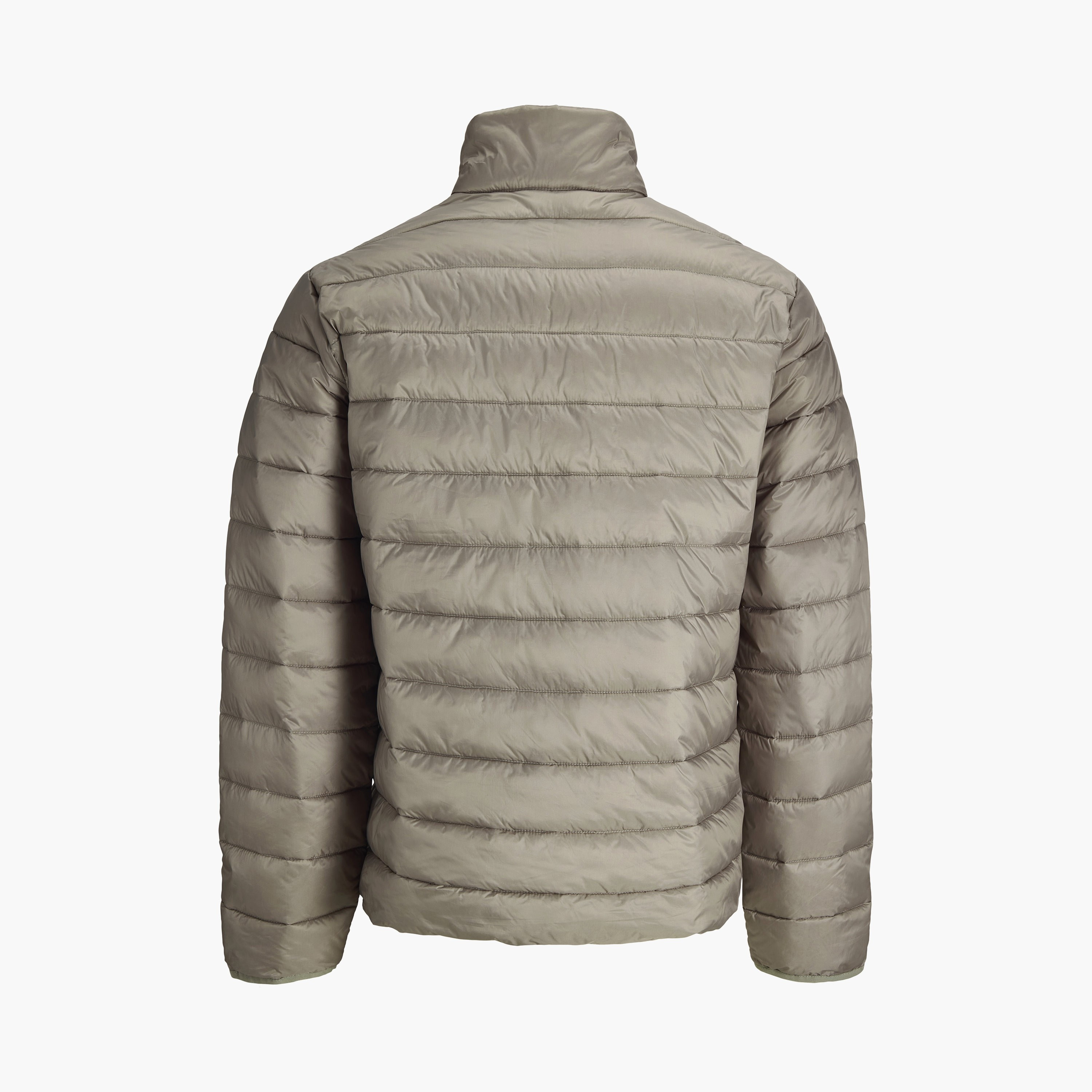 جاكيت "بافر" رجالي سادة بياقة عالية وأكمام طويلة من جاك آند جونز-men-clothing-jacketsandblazers-jackets-image-11