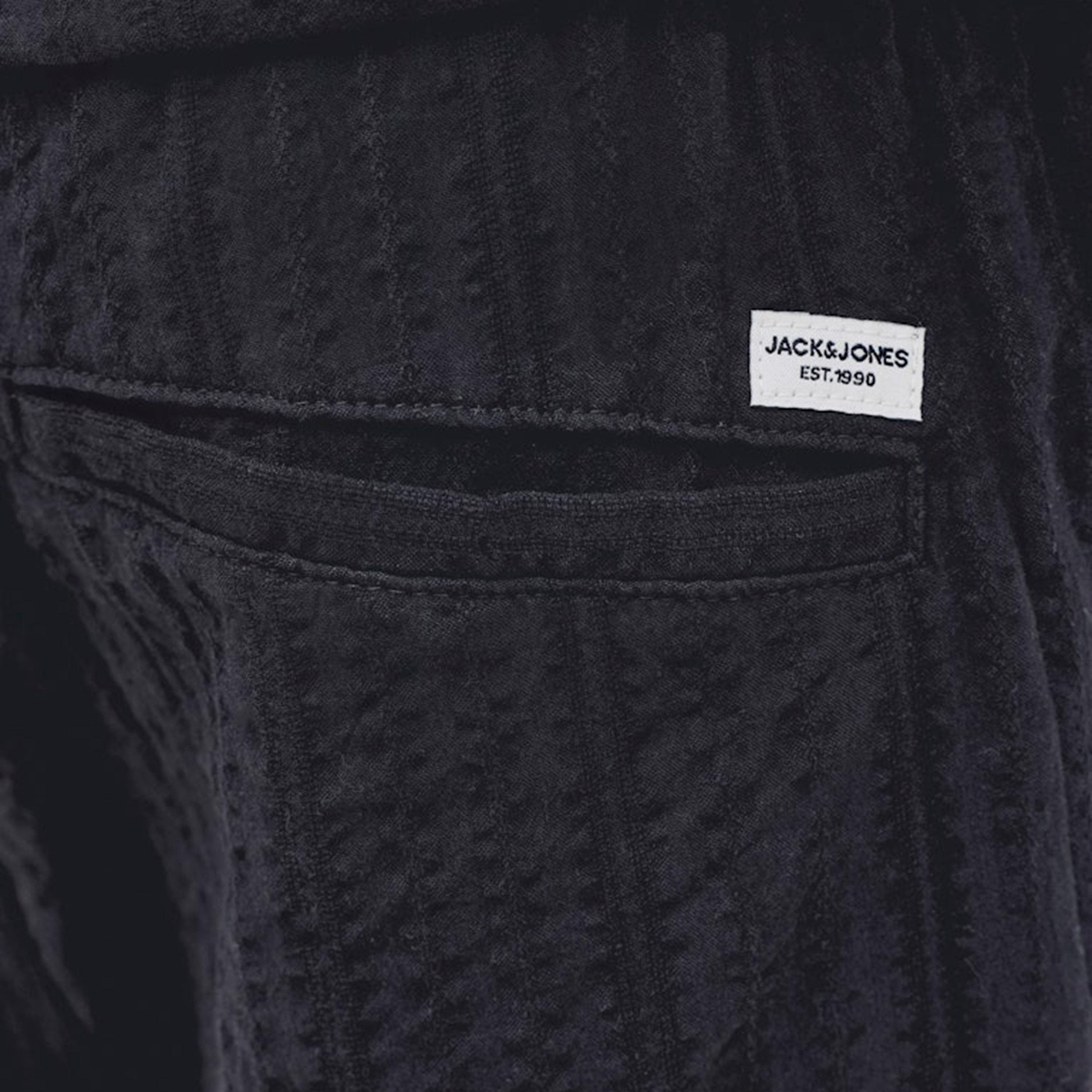 Jack & Jones Plain Mid-Rise Elasticated Drawstring Waist Men's Shorts-men-clothing-bottoms-shorts-image-6