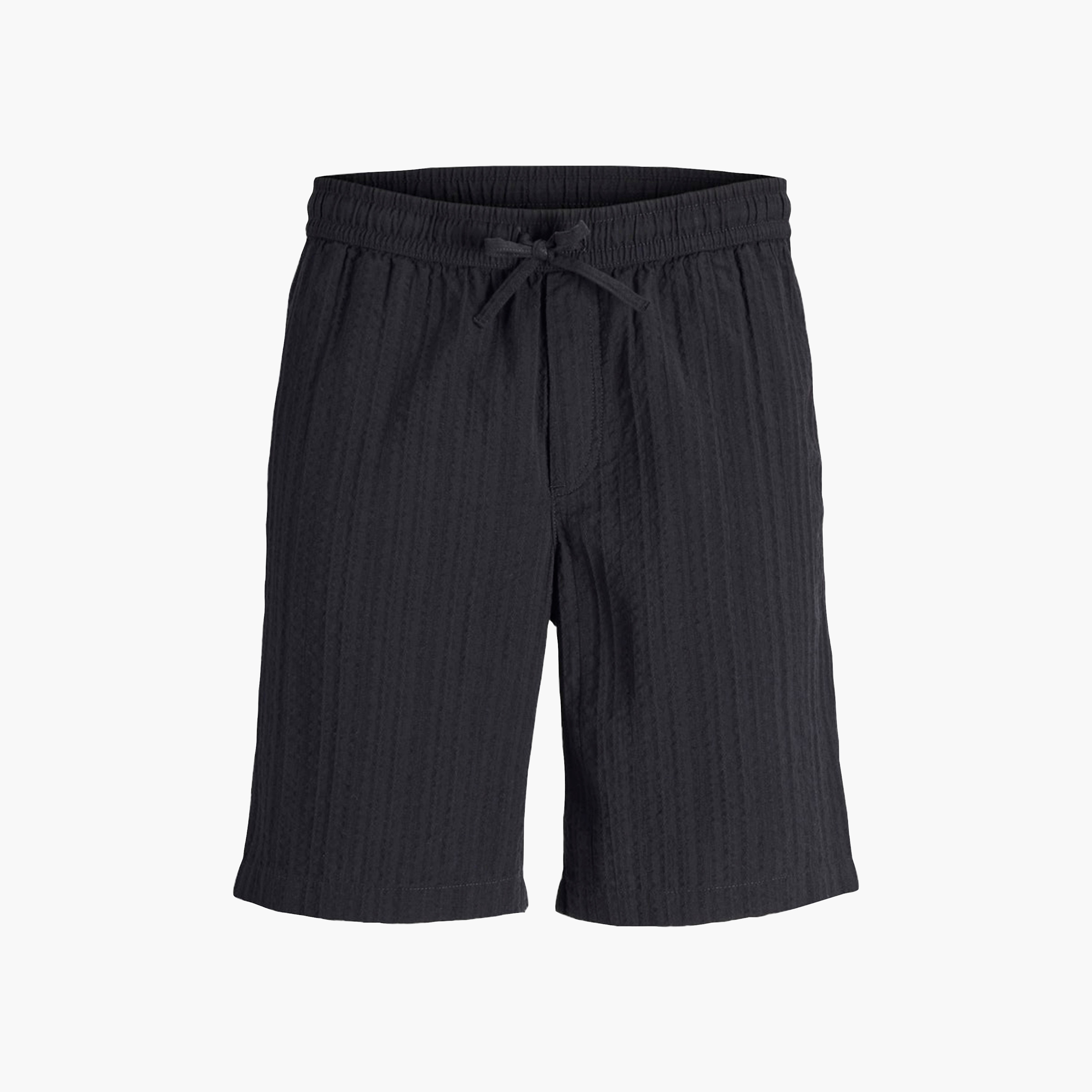Jack & Jones Plain Mid-Rise Elasticated Drawstring Waist Men's Shorts-men-clothing-bottoms-shorts-image-7
