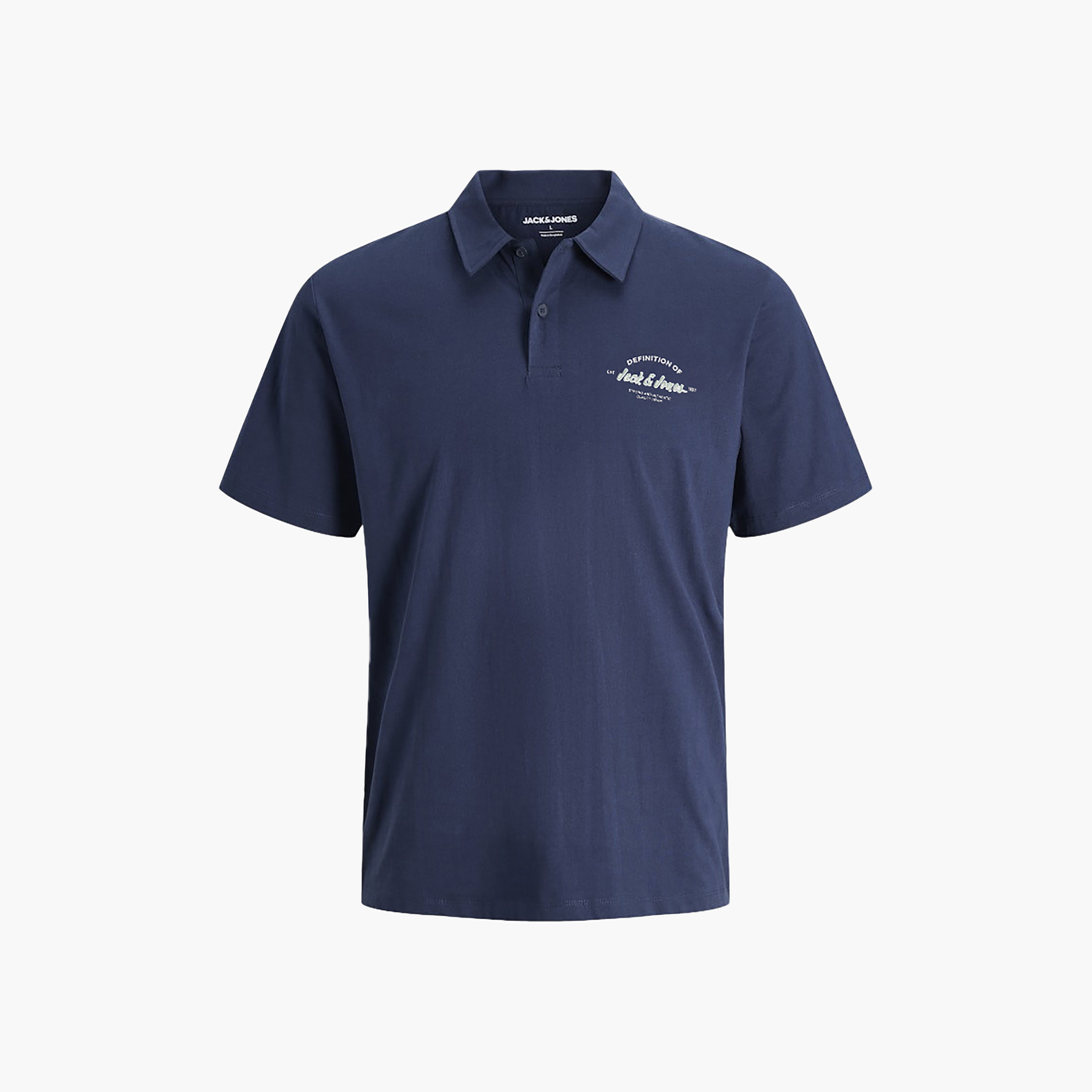Jack & Jones Plus Size Plain Collared Short Sleeves Men's Polo T-Shirt-men-clothing-tshirtsandpolos-polos-image-5