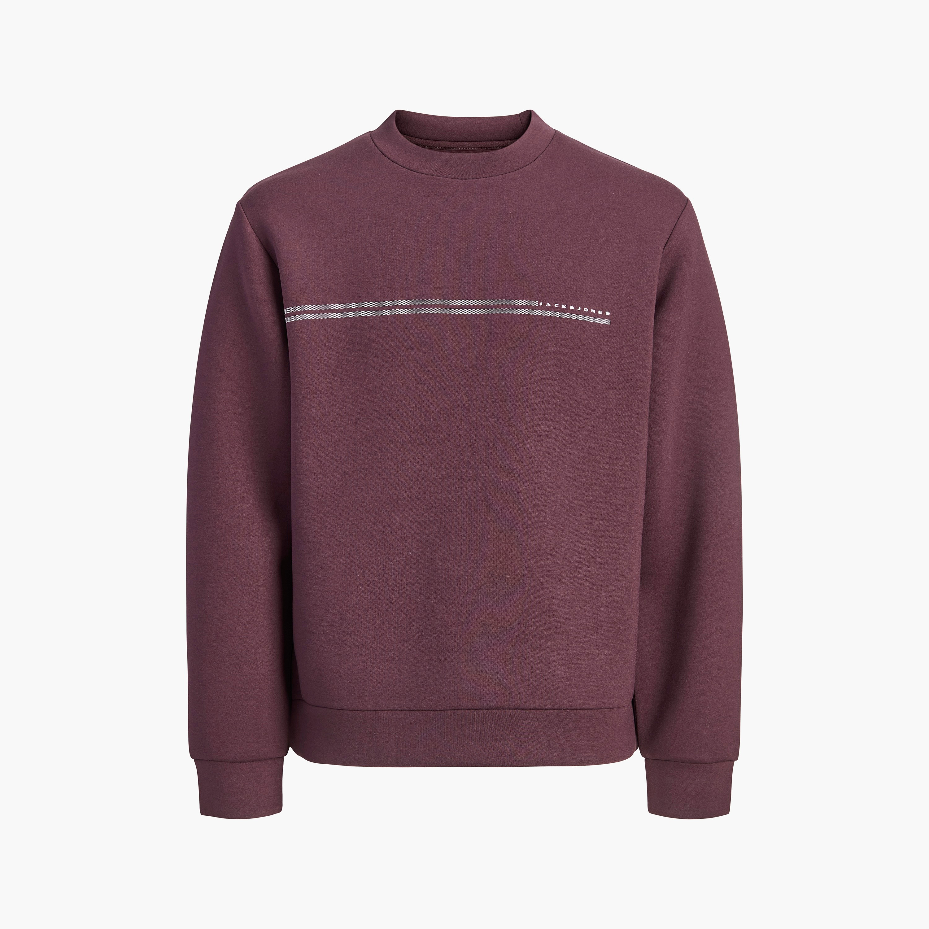 سويت شيرت رجالي سادة برقبة مستديرة وأكمام طويلة من جاك آند جونز-men-winterwear-hoodiesandsweatshirts-image-7