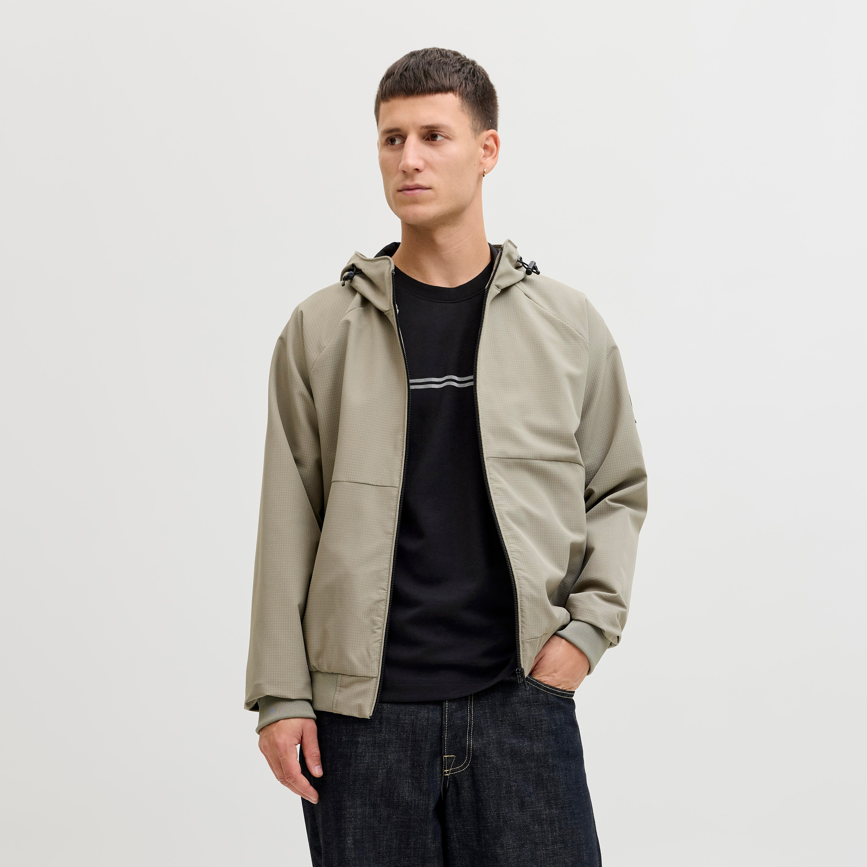 Jack & Jones Stripes Crew Neck Short Sleeves Men's T-Shirt-men-clothing-tshirtsandpolos-tshirts-image-1