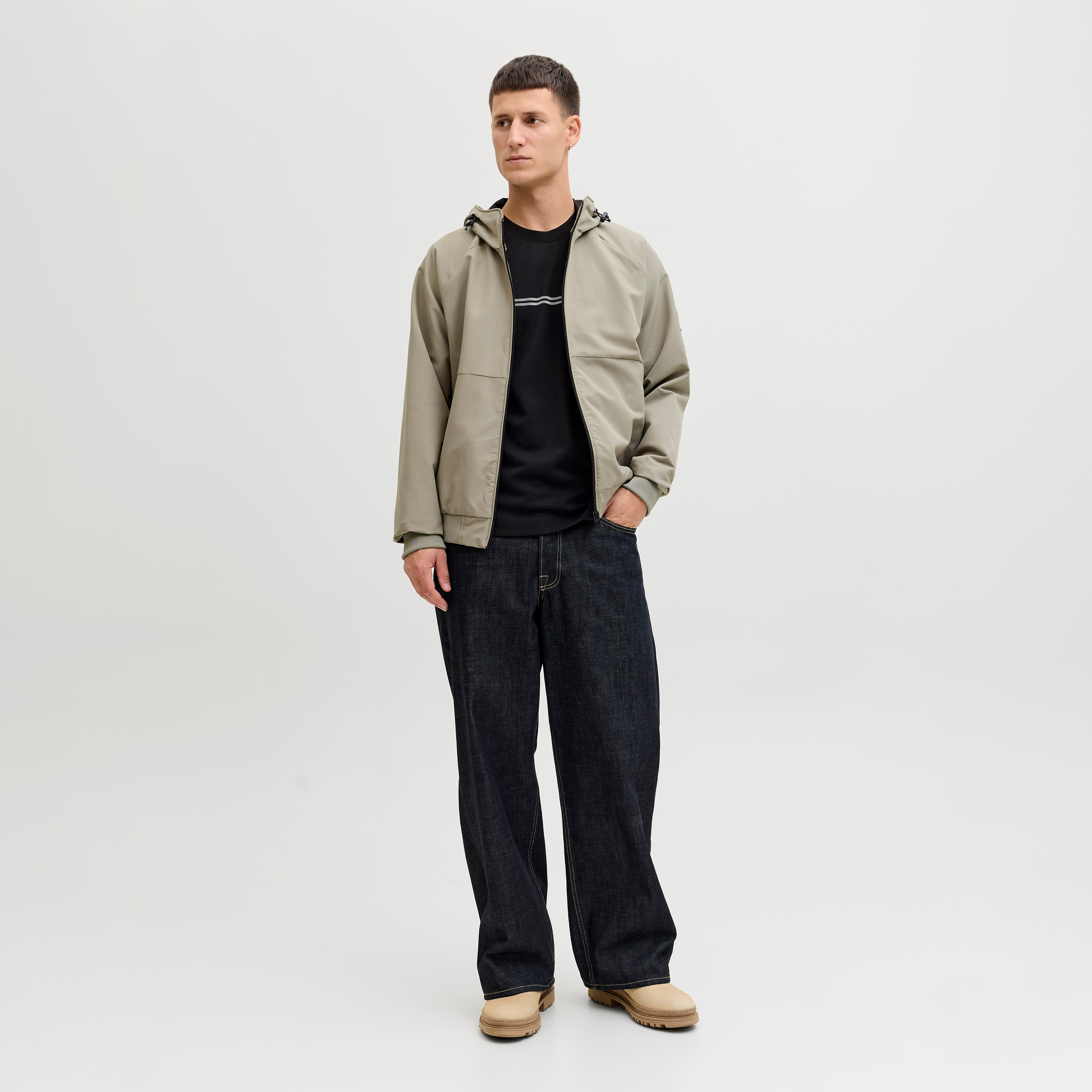 Jack & Jones Stripes Crew Neck Short Sleeves Men's T-Shirt-men-clothing-tshirtsandpolos-tshirts-image-2