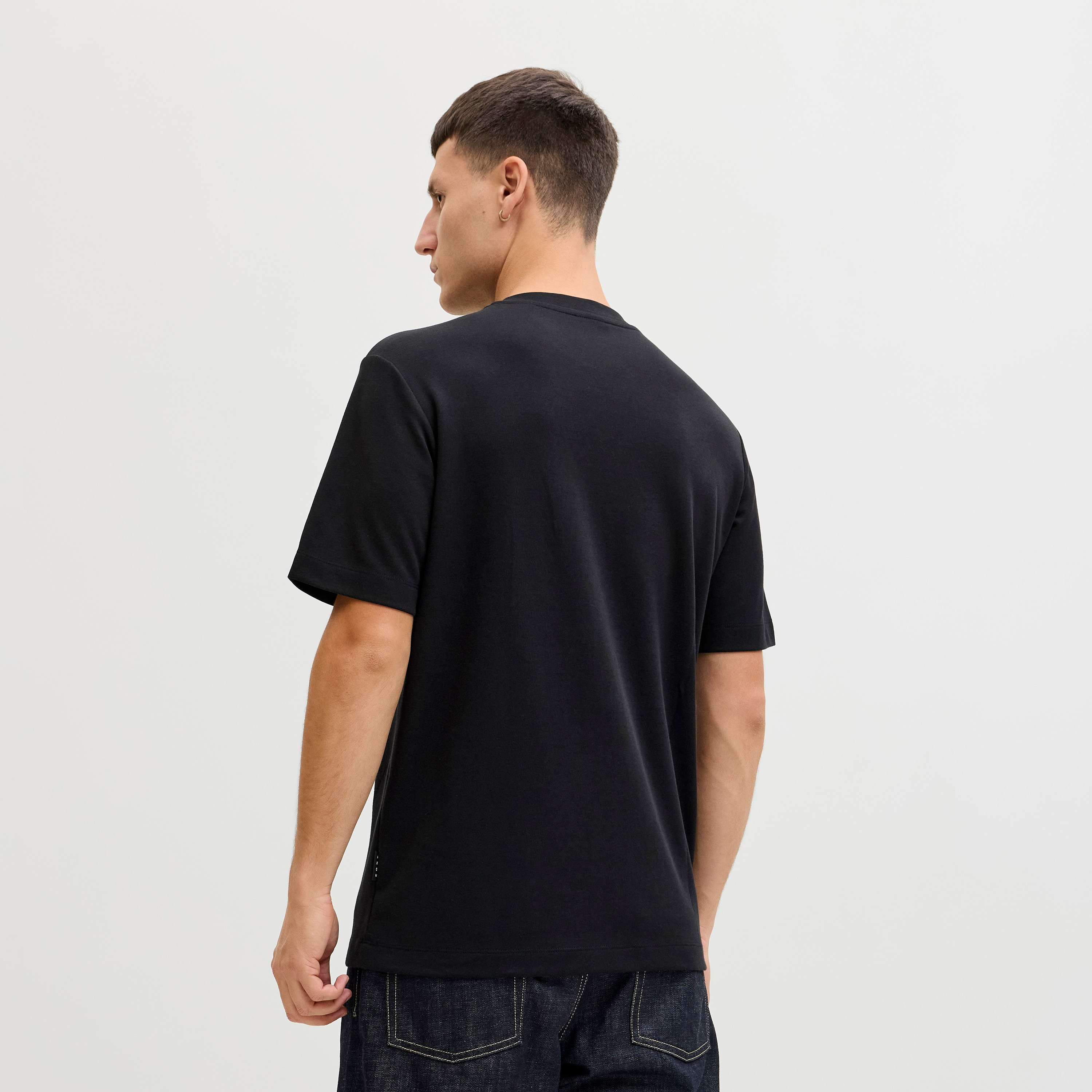 Jack & Jones Stripes Crew Neck Short Sleeves Men's T-Shirt-men-clothing-tshirtsandpolos-tshirts-image-4