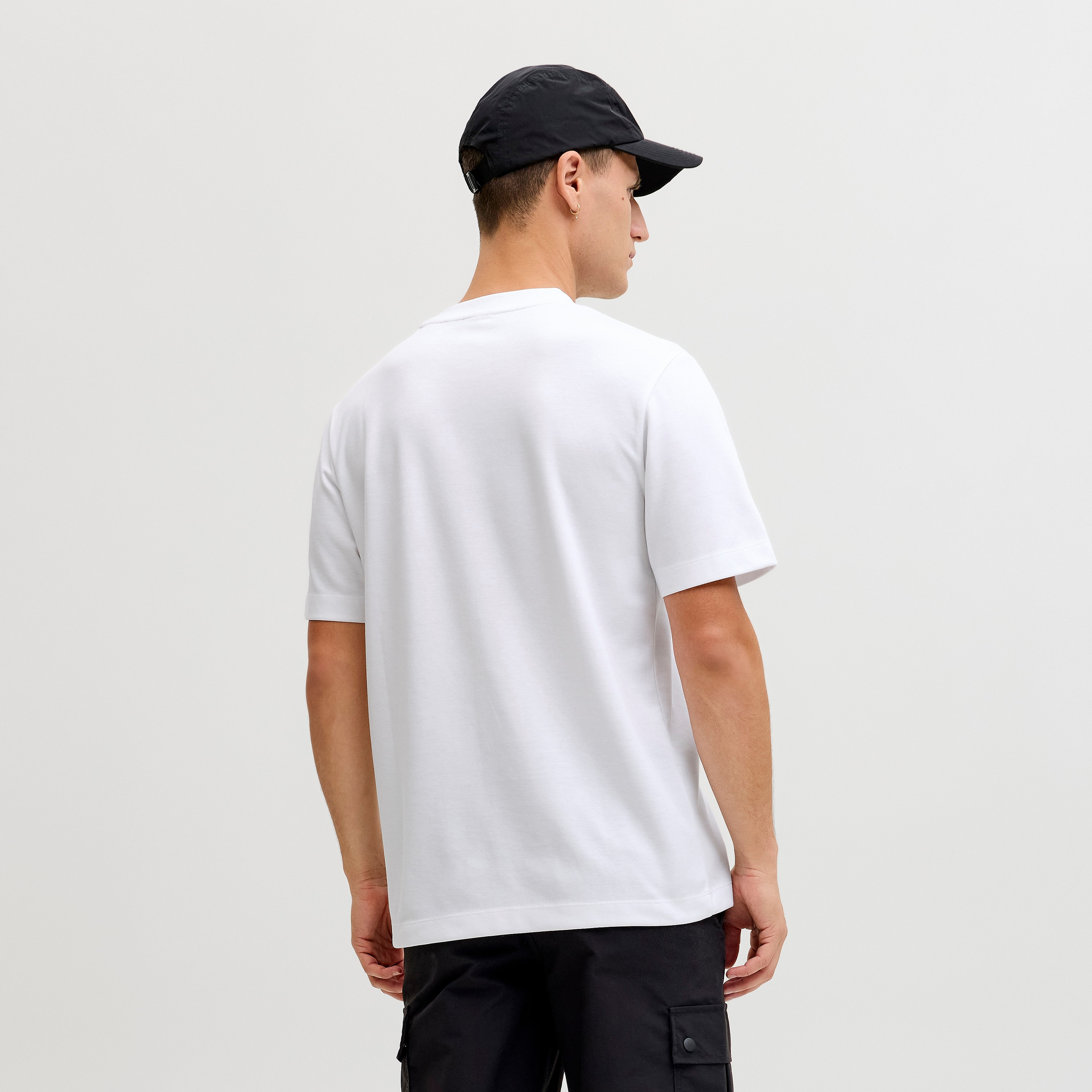 Jack & Jones Stripes Crew Neck Short Sleeves Men's T-Shirt-men-clothing-tshirtsandpolos-tshirts-image-4