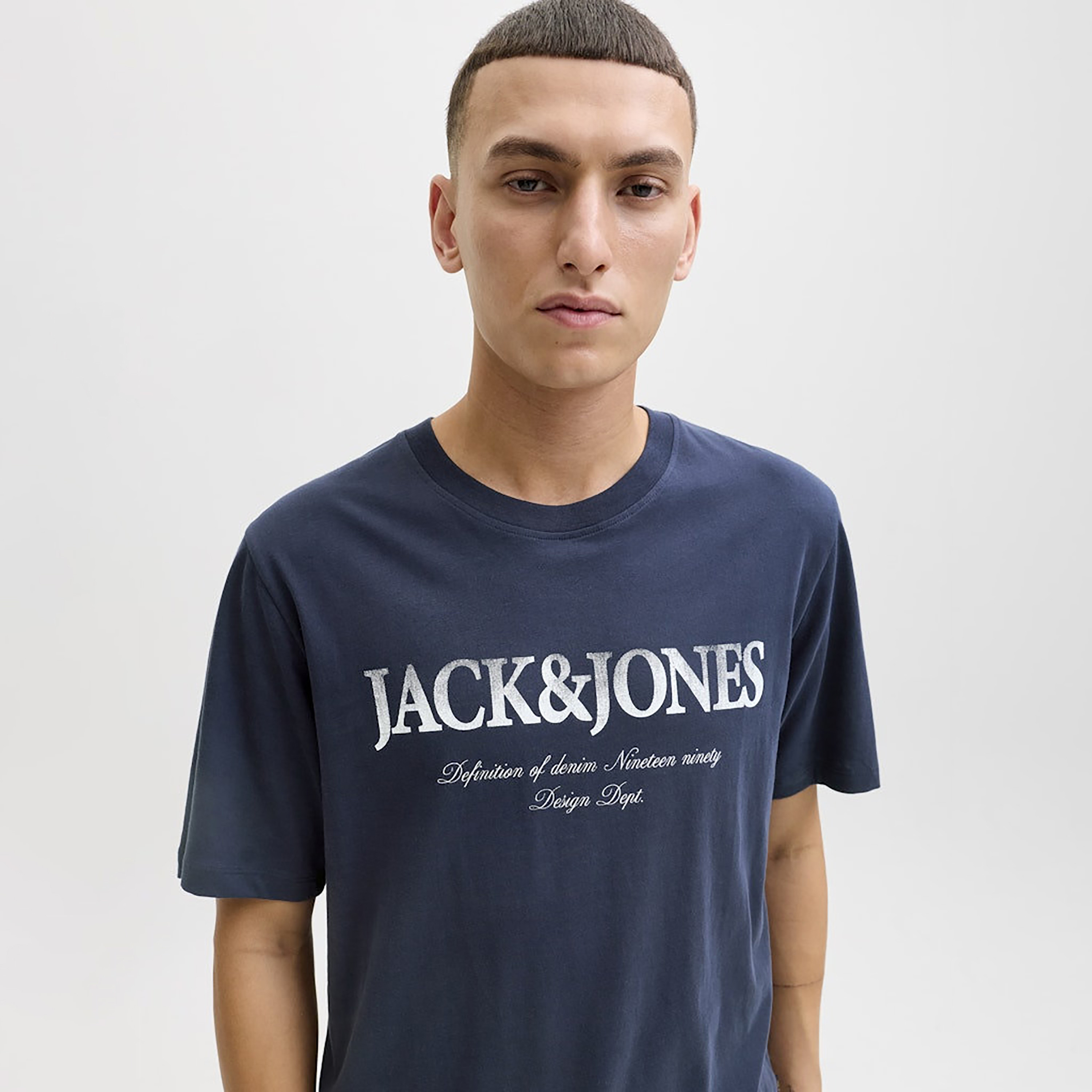 Jack & Jones Logo Printed Crew Neck Short Sleeves Men's T-Shirt-men-clothing-tshirtsandpolos-tshirts-image-8