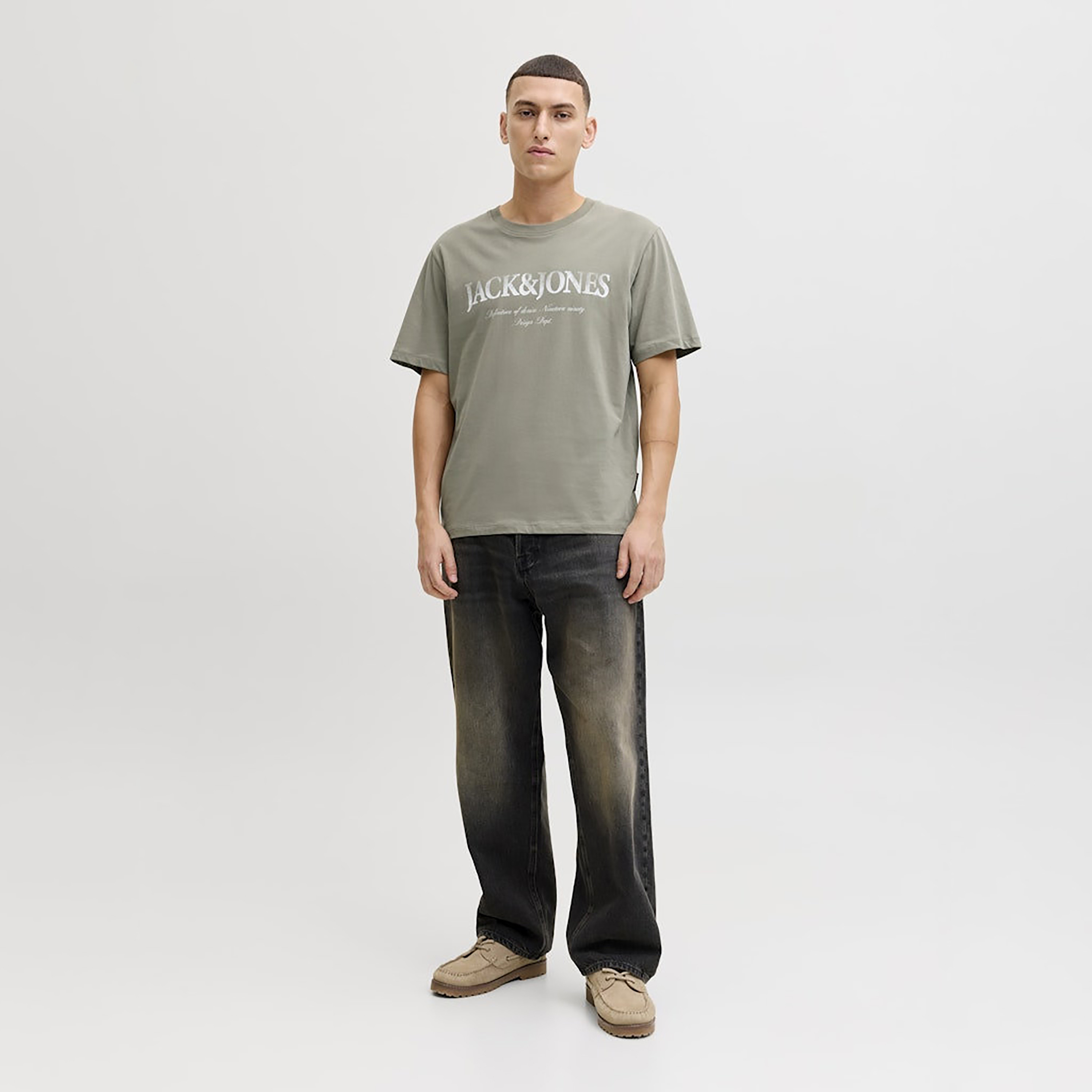 Jack & Jones Logo Printed Crew Neck Short Sleeves Men's T-Shirt-men-clothing-tshirtsandpolos-tshirts-image-11