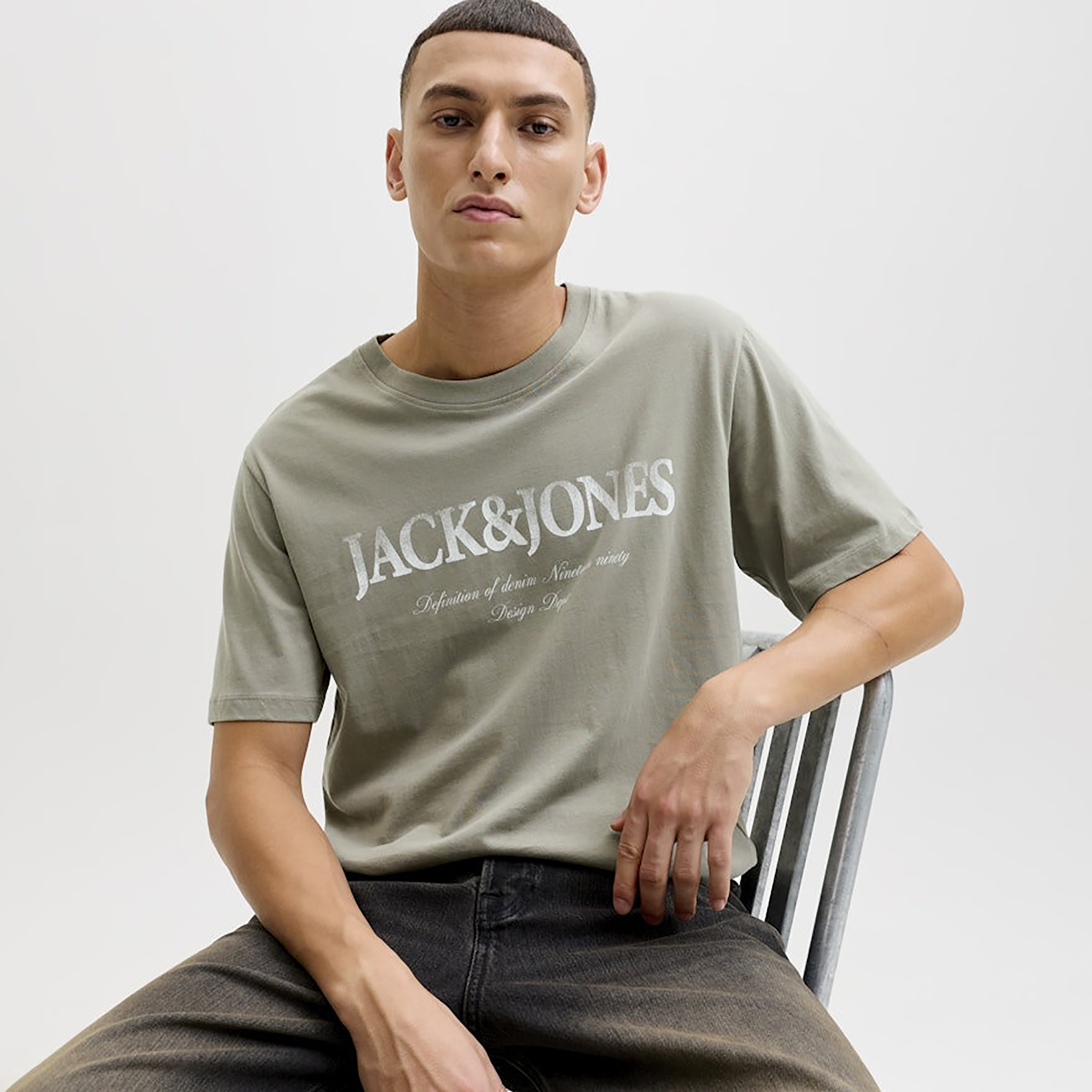 Jack & Jones Logo Printed Crew Neck Short Sleeves Men's T-Shirt-men-clothing-tshirtsandpolos-tshirts-image-12