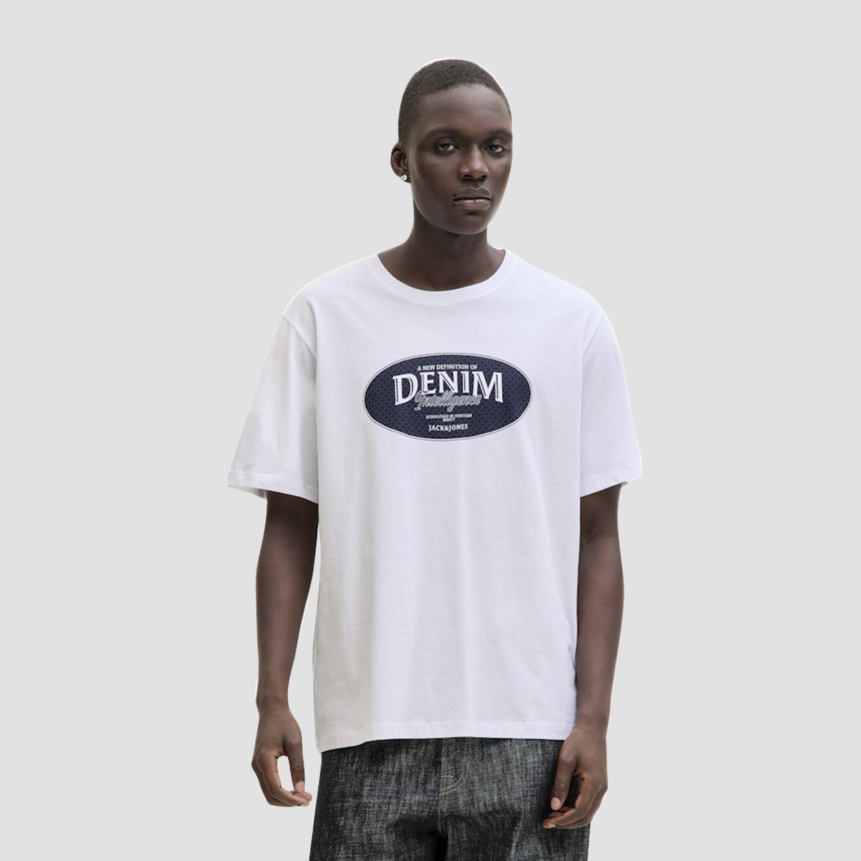 Jack & Jones Graphic Print Crew Neck Short Sleeves Men's T-Shirt-men-clothing-tshirtsandpolos-tshirts-image-1