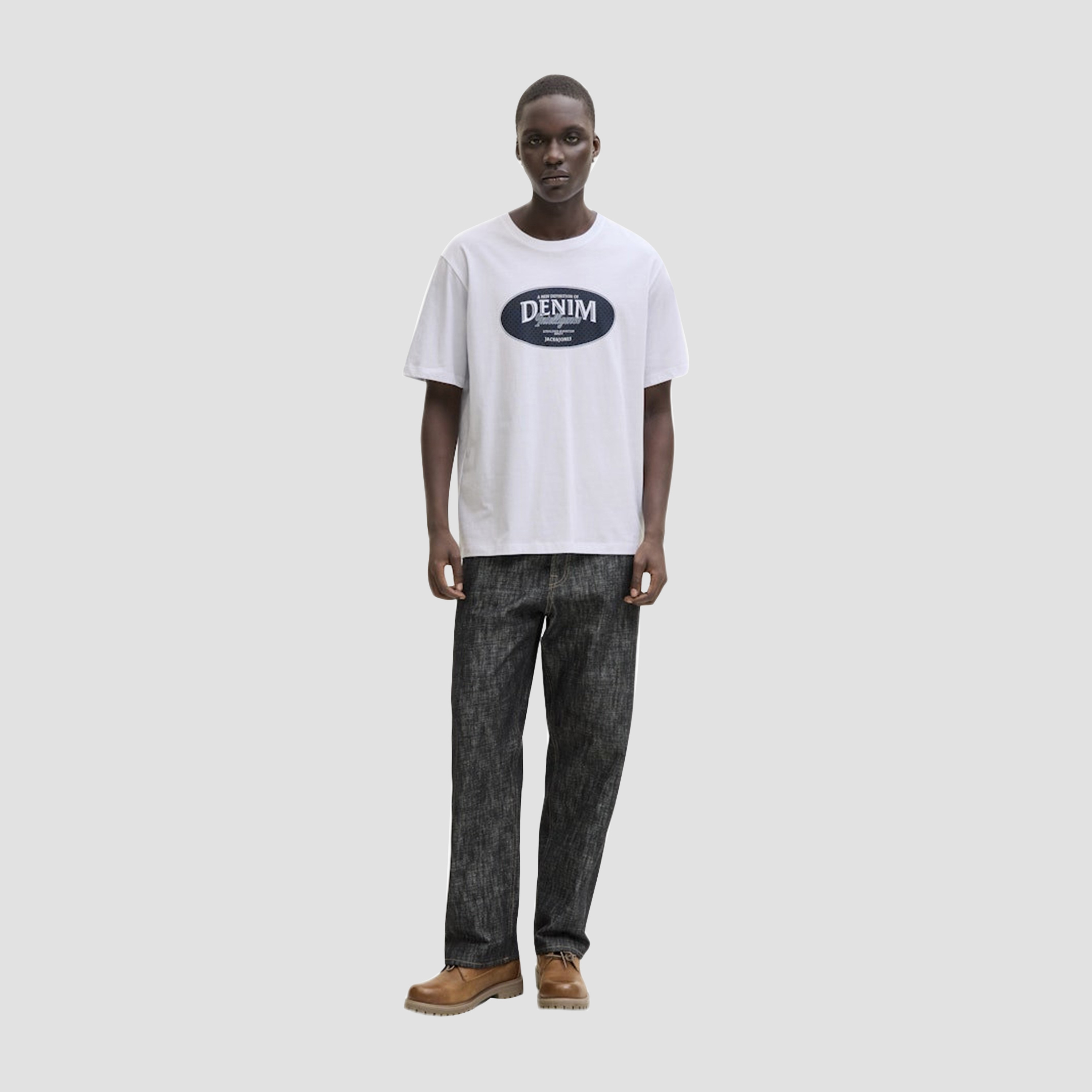 Jack & Jones Graphic Print Crew Neck Short Sleeves Men's T-Shirt-men-clothing-tshirtsandpolos-tshirts-image-2