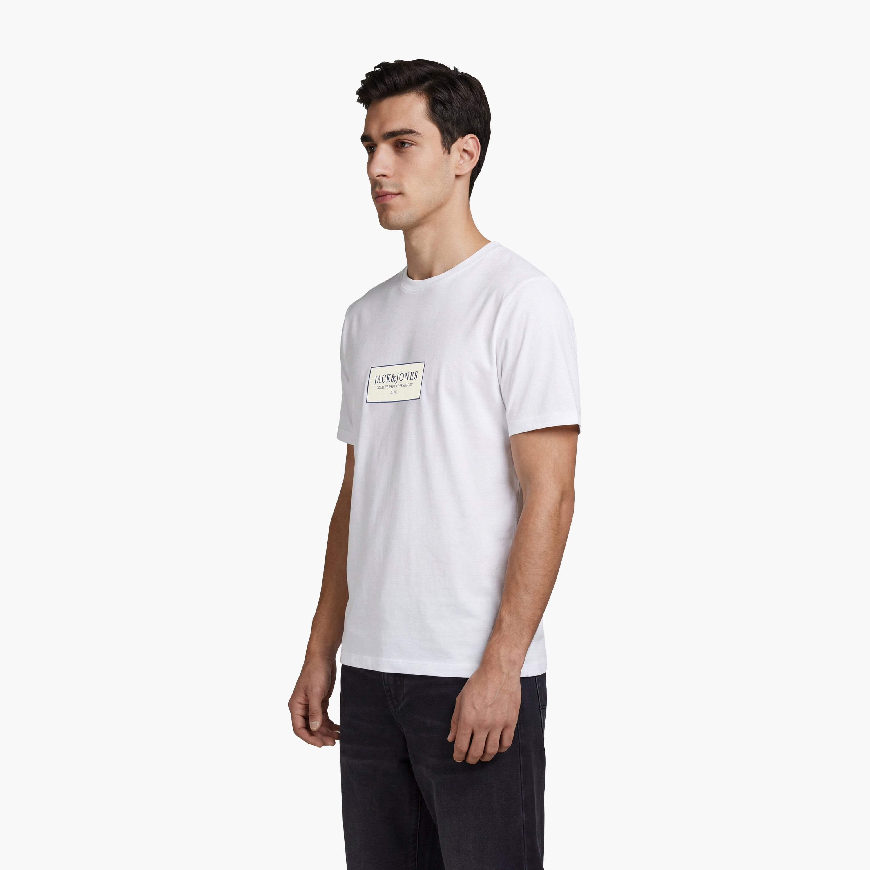 Jack & Jones Graphic Print Crew Neck Short Sleeves Men's T-Shirt-men-clothing-tshirtsandpolos-tshirts-image-3
