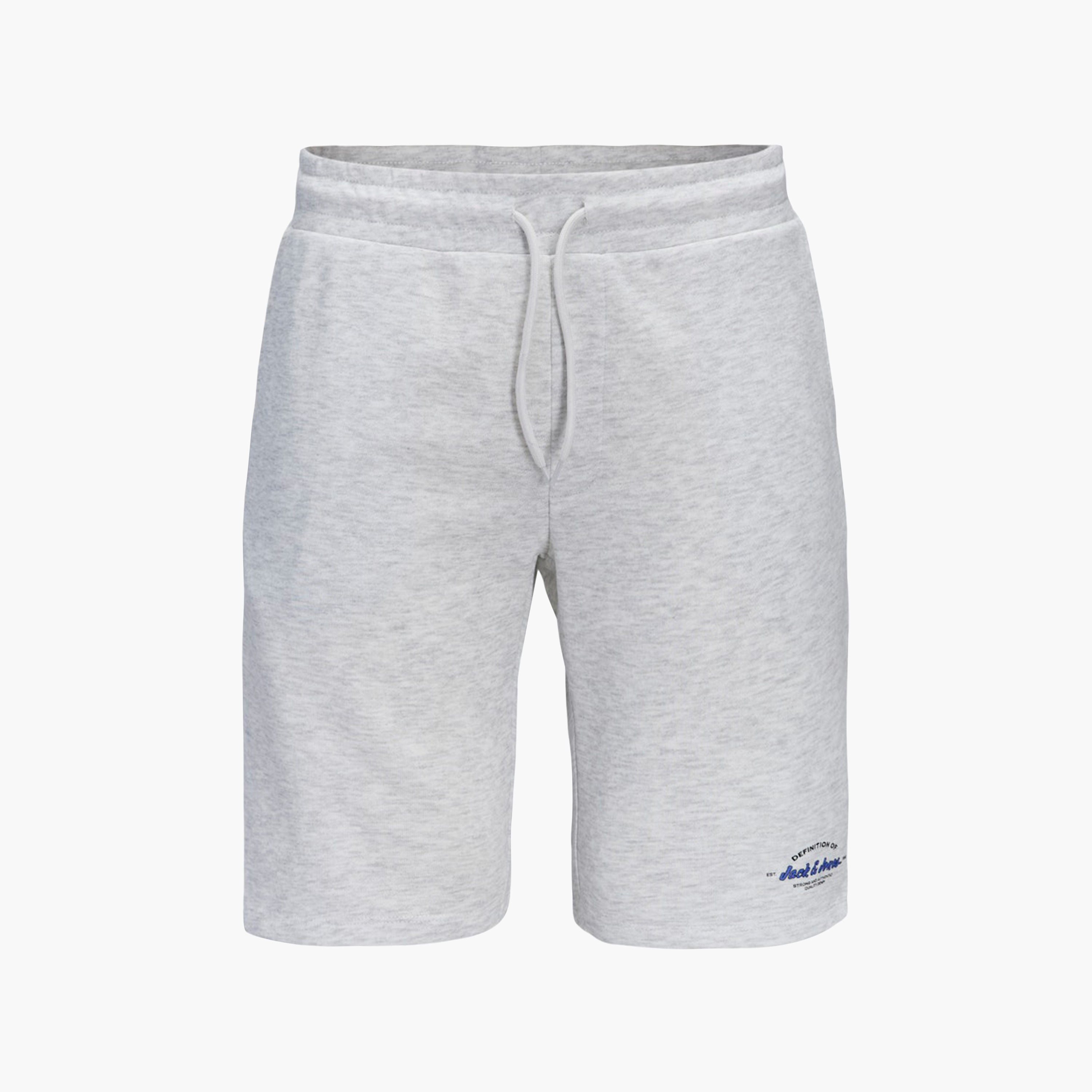 شورت رجالي سادة بخصر مطاطي برباط وقصة متوسطة الارتفاع من جاك آند جونز-men-clothing-bottoms-shorts-image-15