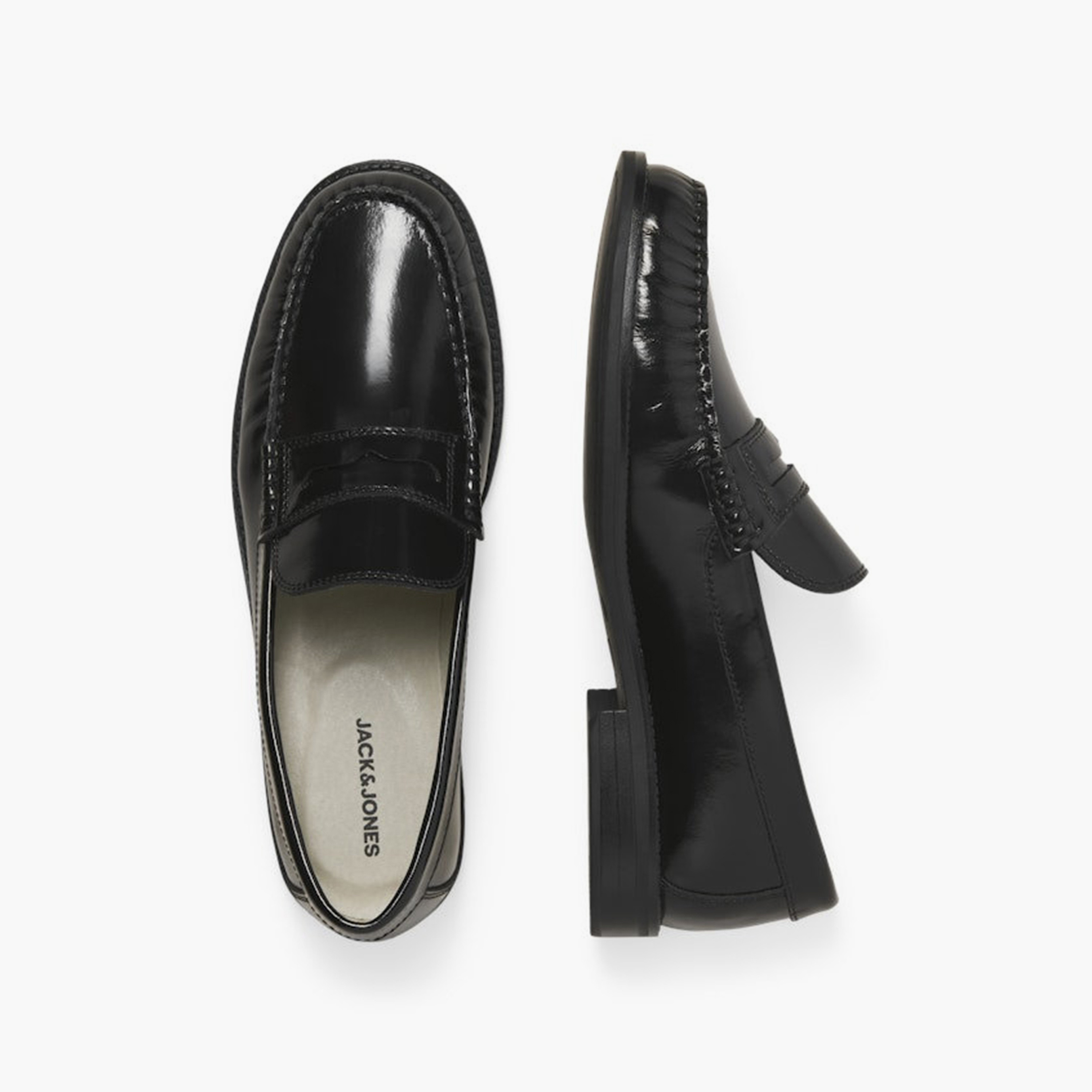 حذاء "بيني لوفر" رجالي سهل الارتداء "سليب أون" من جاك آند جونز | 12292388-men-shoes-loafersandmoccasins-image-3
