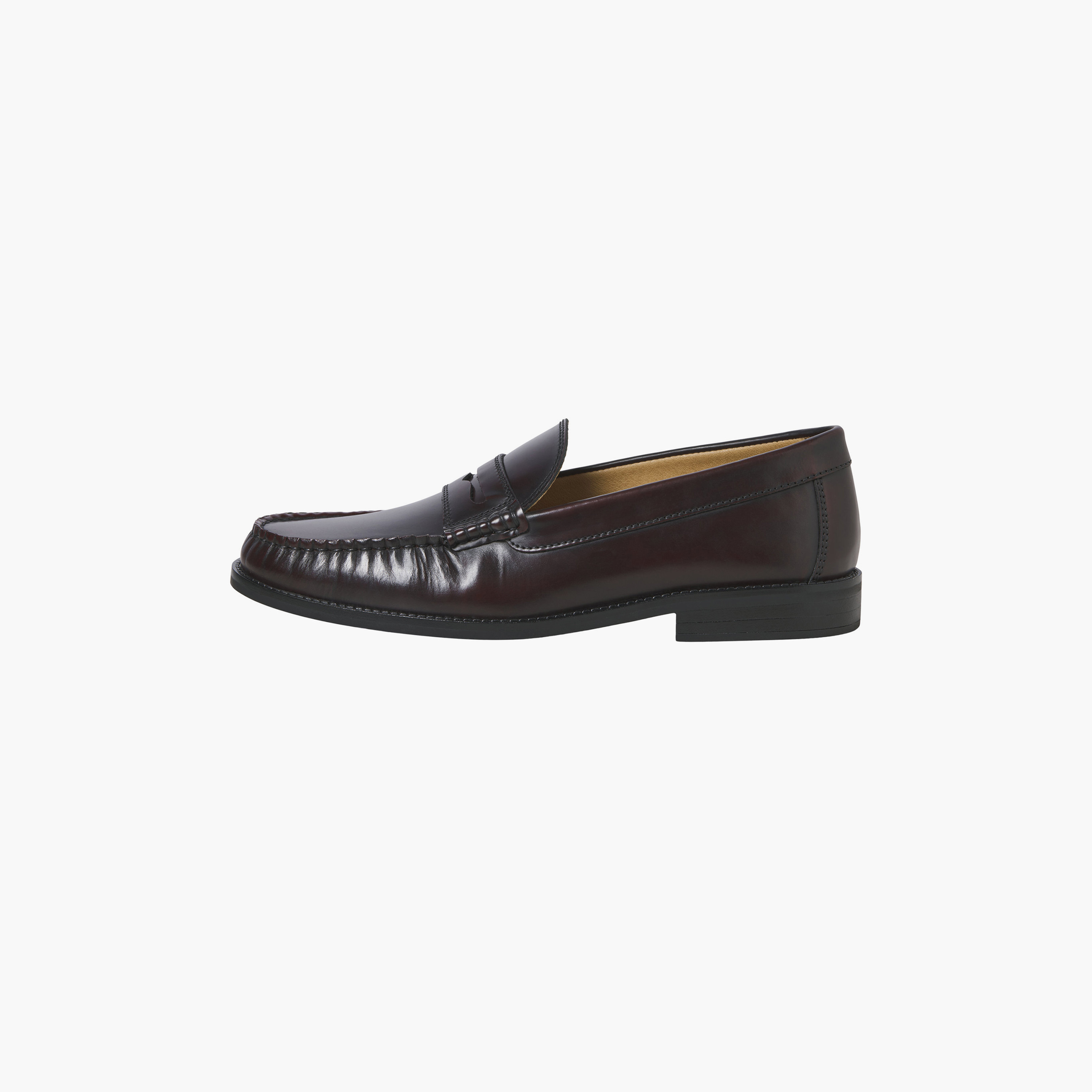 حذاء "بيني لوفر" رجالي سهل الارتداء "سليب أون" من جاك آند جونز | 12292388-men-shoes-loafersandmoccasins-image-12