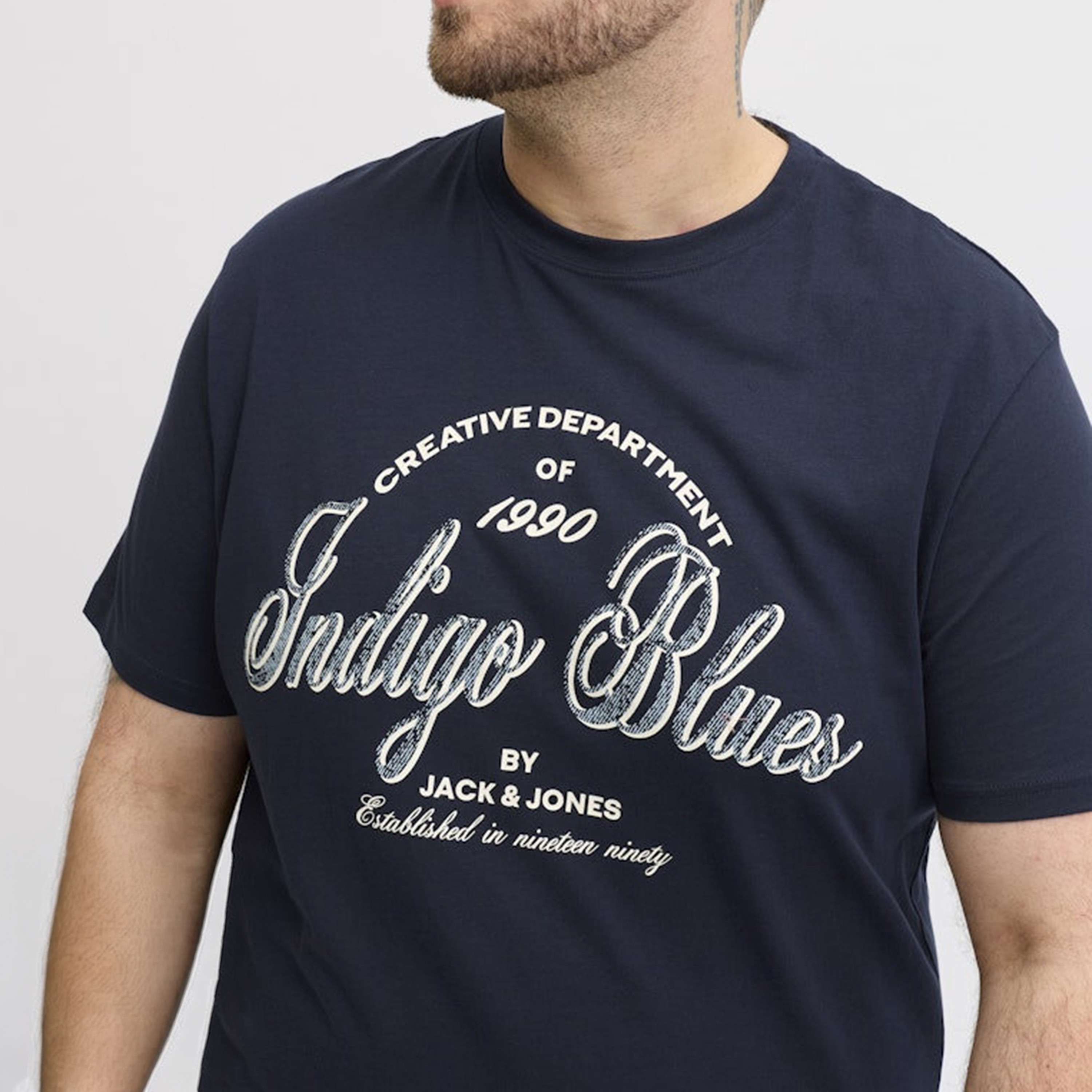 Jack & Jones Plus Size Printed Crew Neck Short Sleeves Men's T-Shirt-men-clothing-tshirtsandpolos-tshirts-image-3