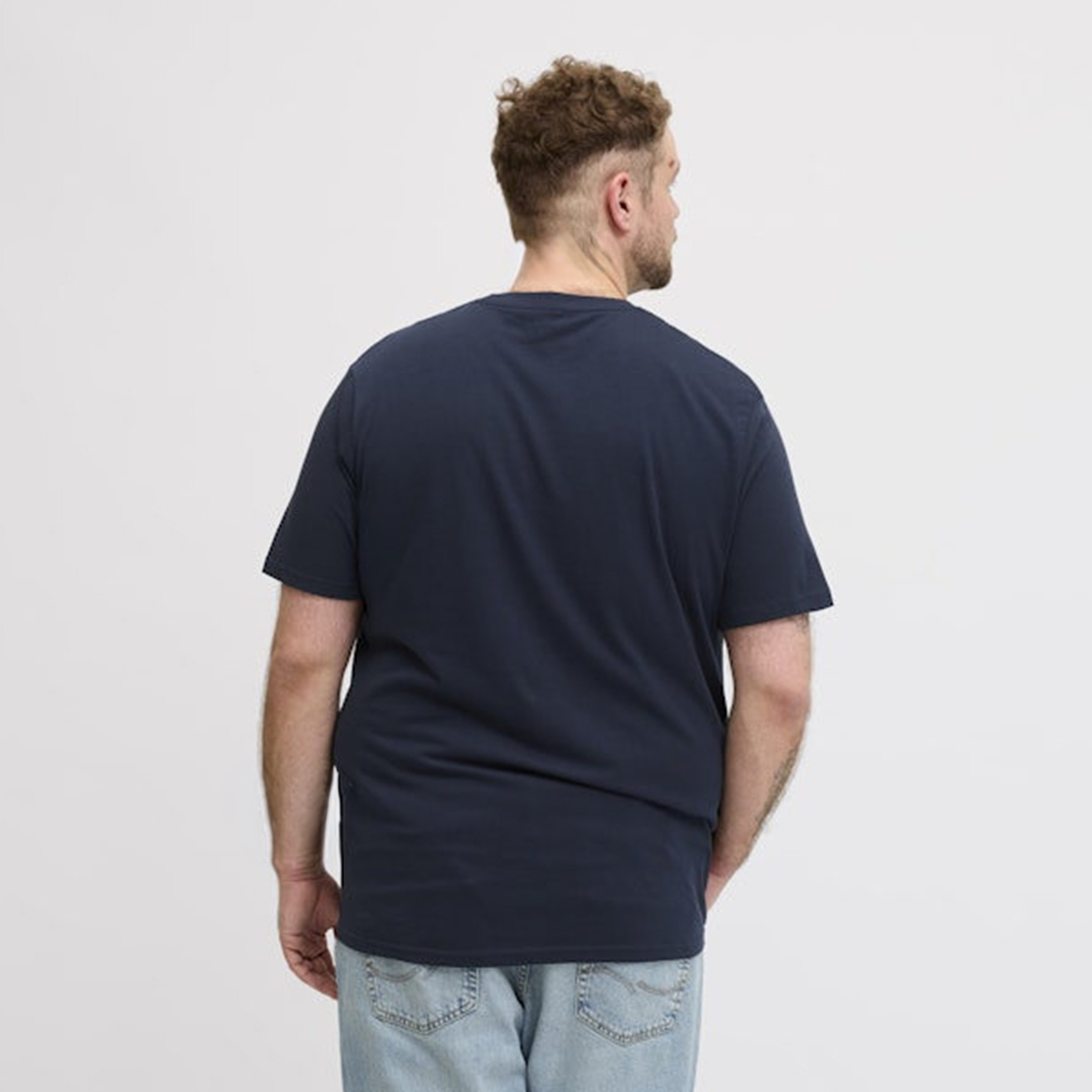 Jack & Jones Plus Size Printed Crew Neck Short Sleeves Men's T-Shirt-men-clothing-tshirtsandpolos-tshirts-image-4
