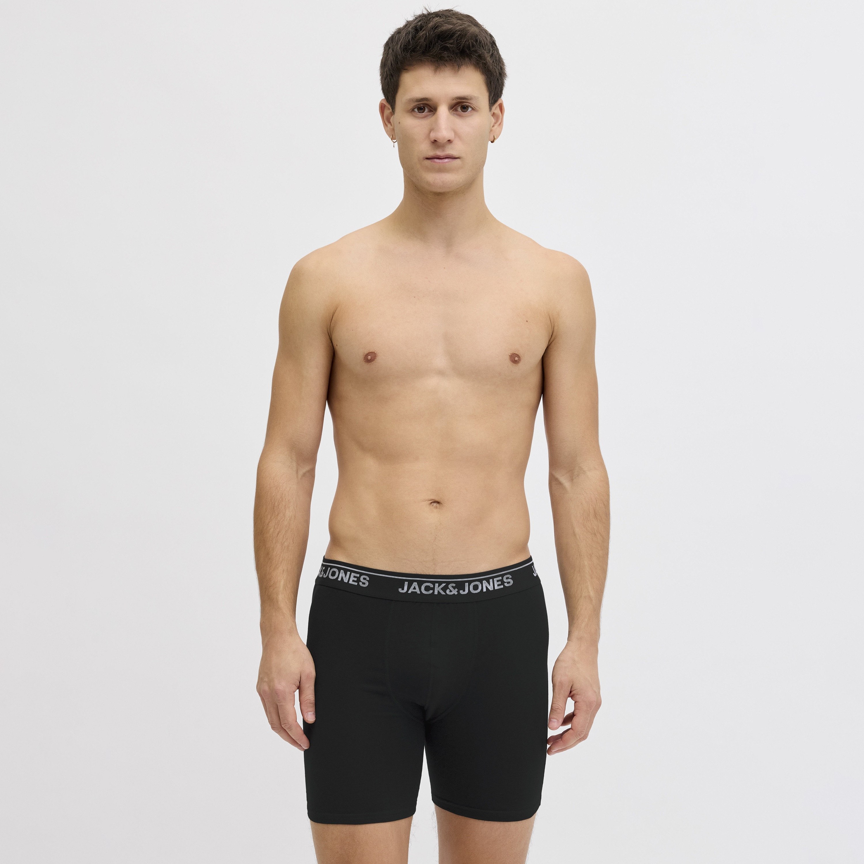 طقم 5 سراويل داخلية (بوكسر بريفز) بخصر مطبوع بشعار الماركة من جاك آند جونز-men-clothing-innerwear-underwear-image-3